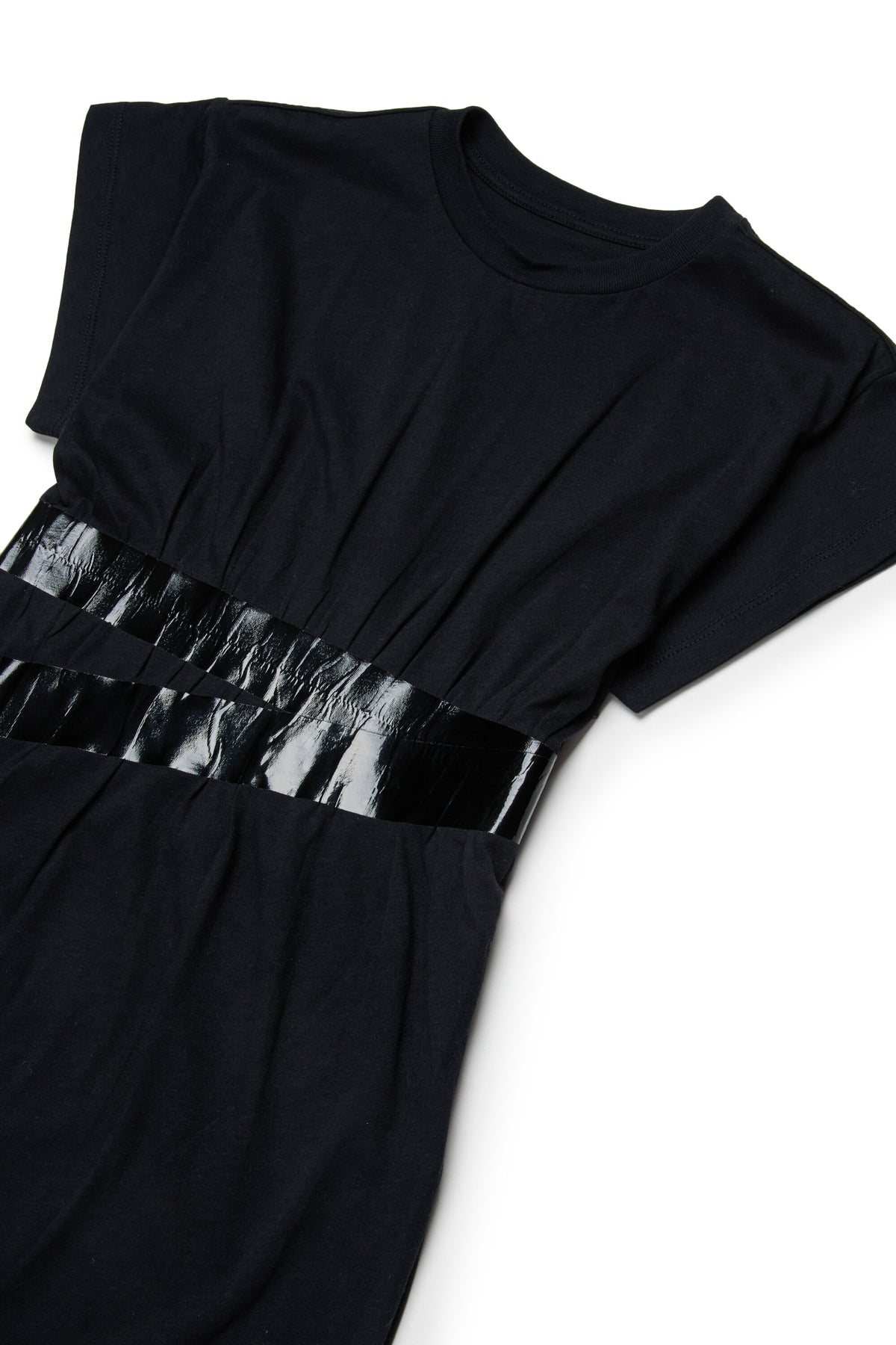 ウエストベルト付きTシャツワンピース