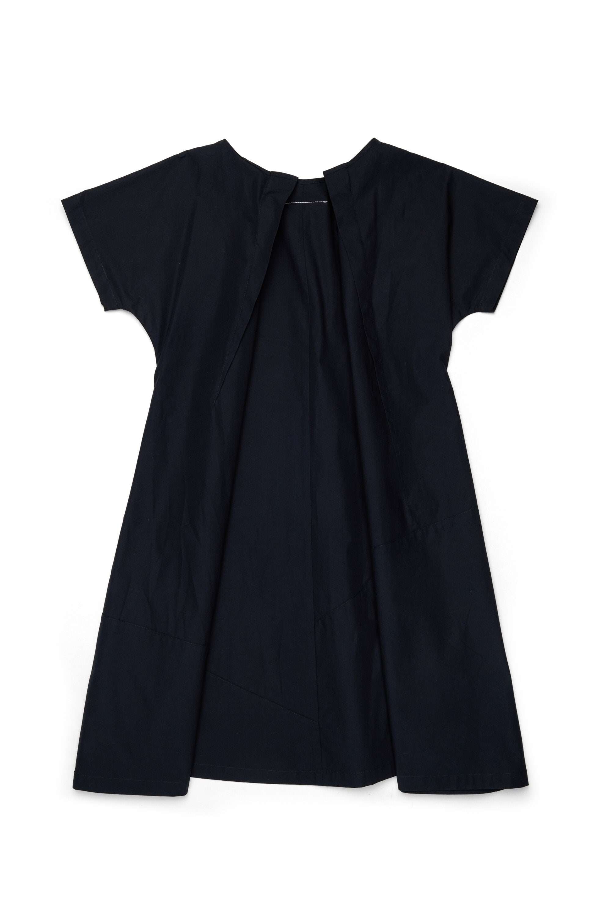 Short-sleeved dress with logo