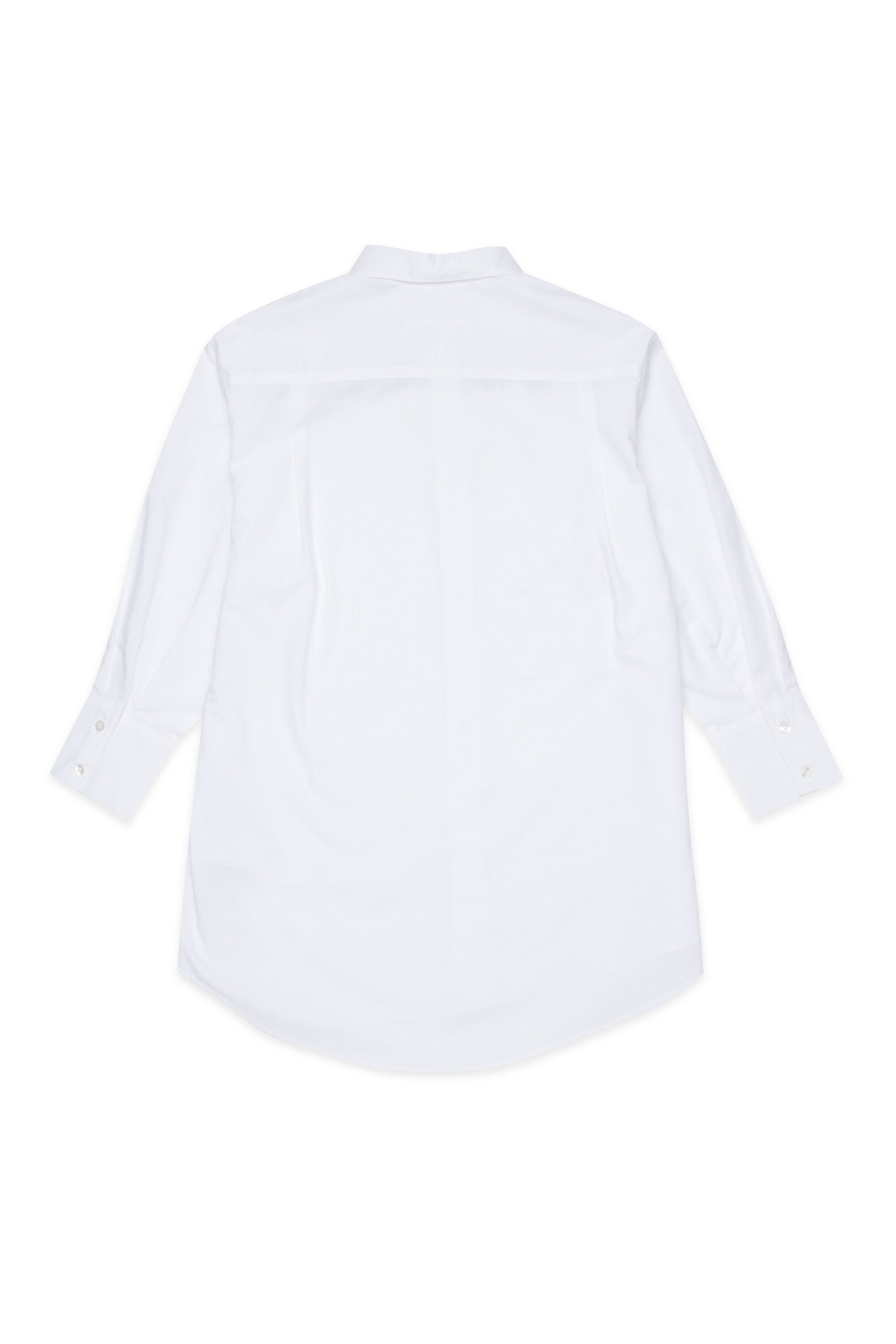 ロゴ入りシャツドレス