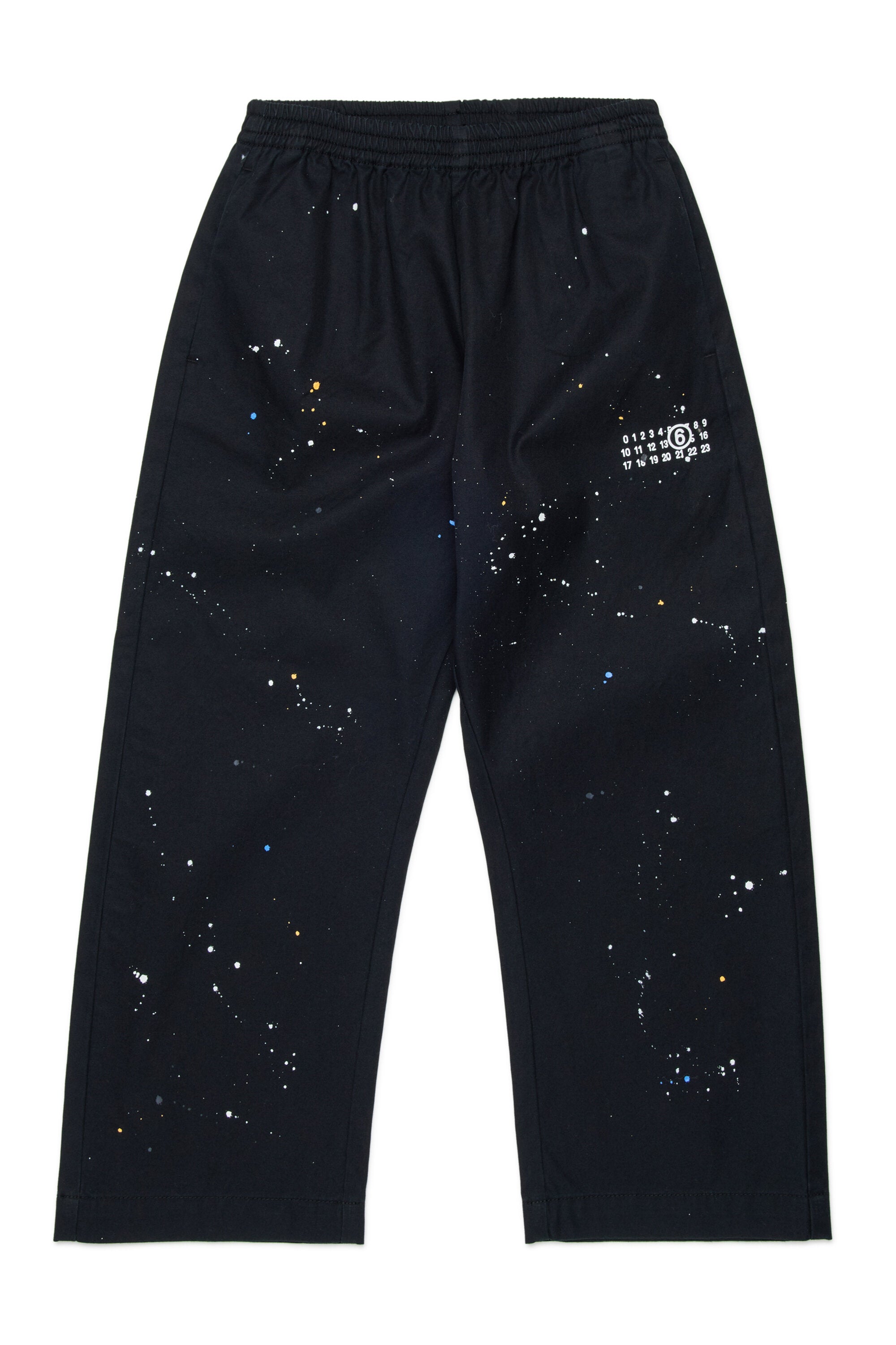 ロゴ付きチノパンツ