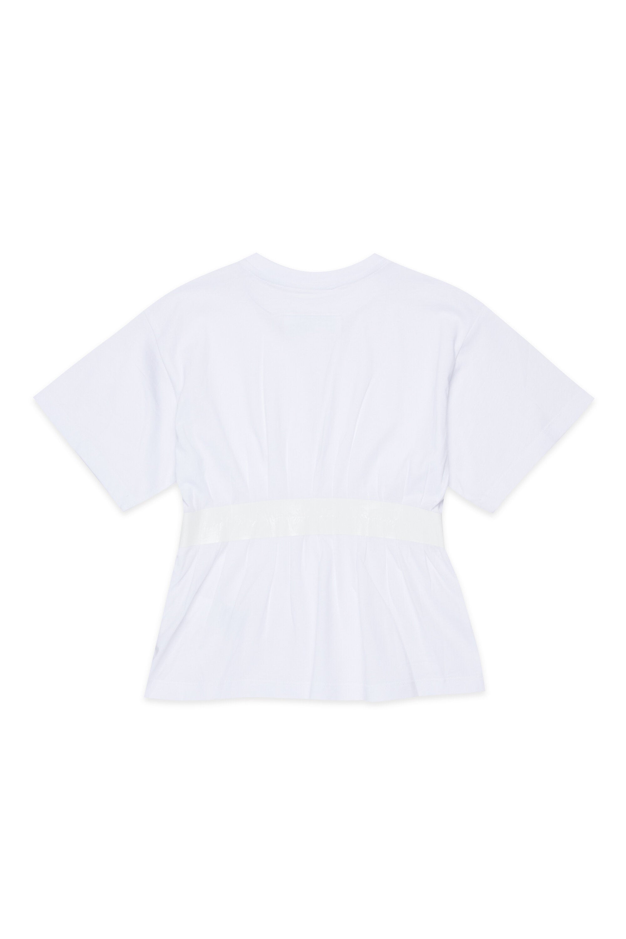 T-shirt with waist belt
