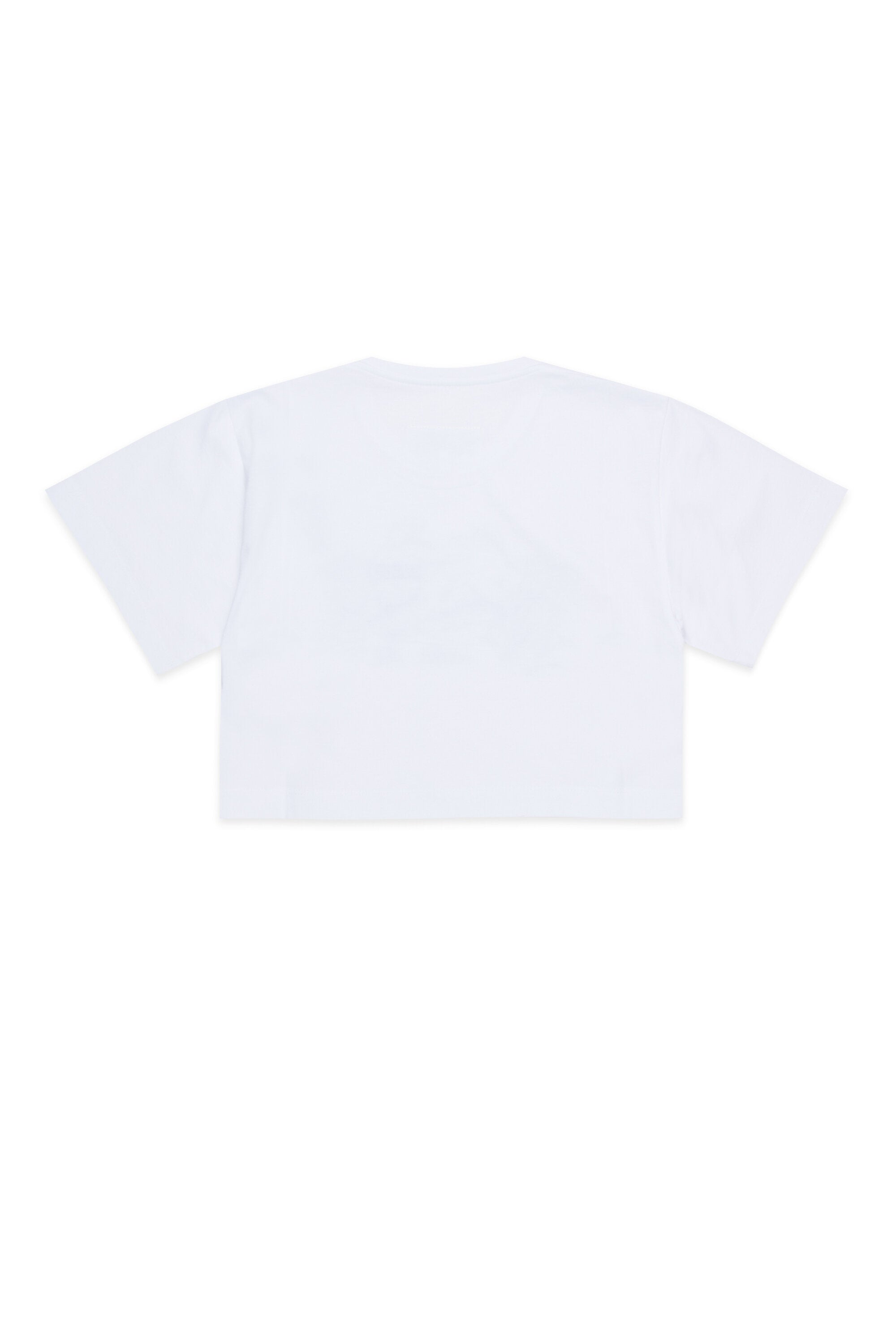 プリントとロゴ入りTシャツ