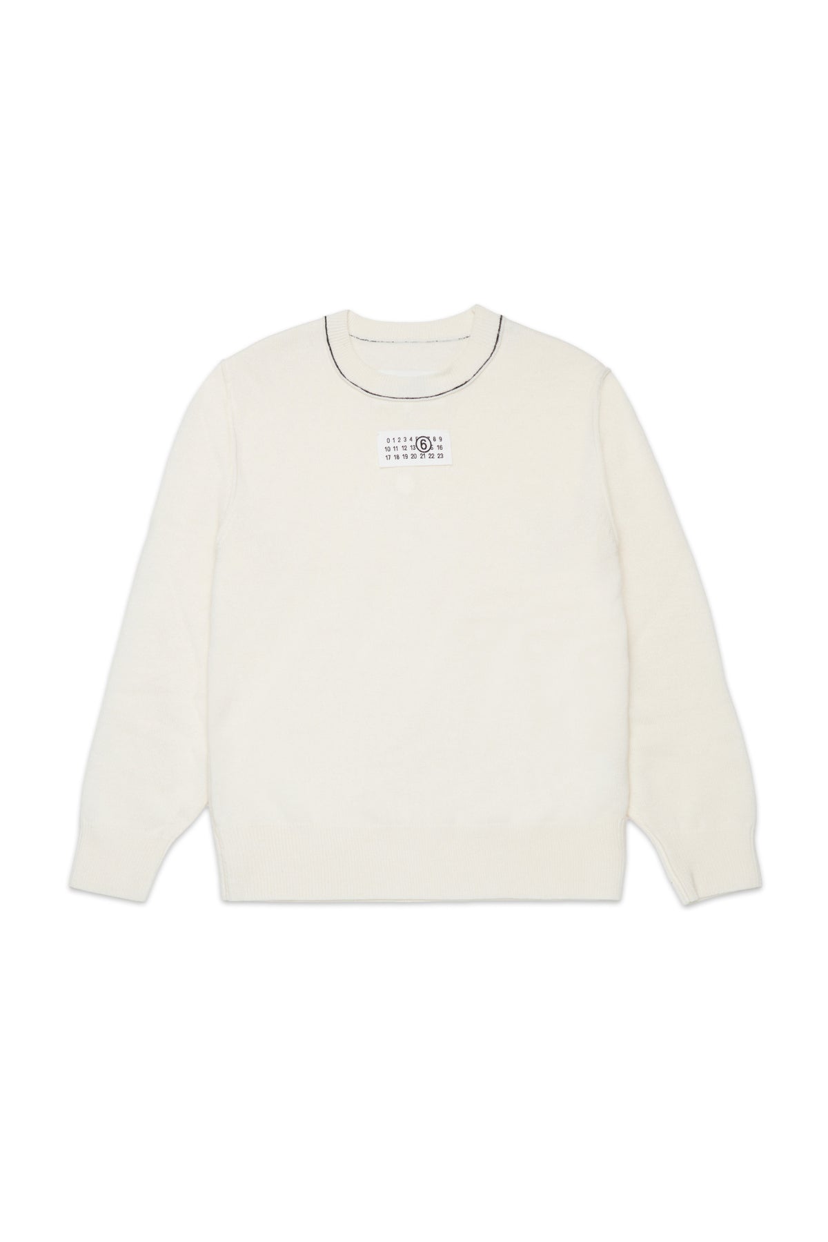 Wool-blend crewneck sweater