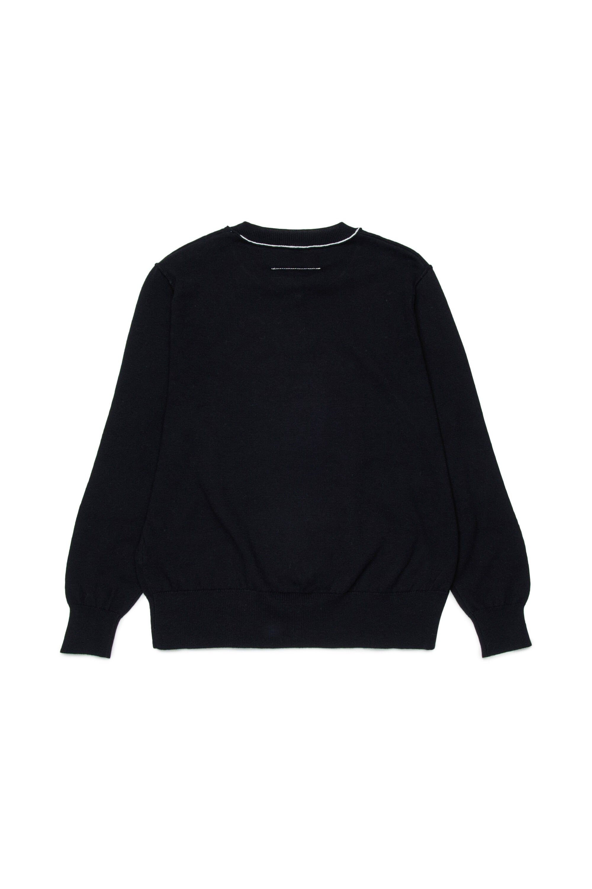 Crew-neck pullover with logo