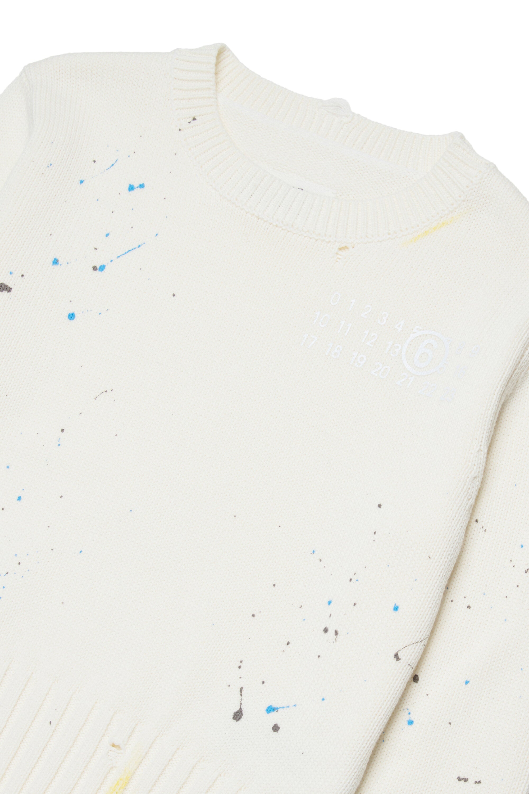 ロゴ入りクルーネックプルオーバー