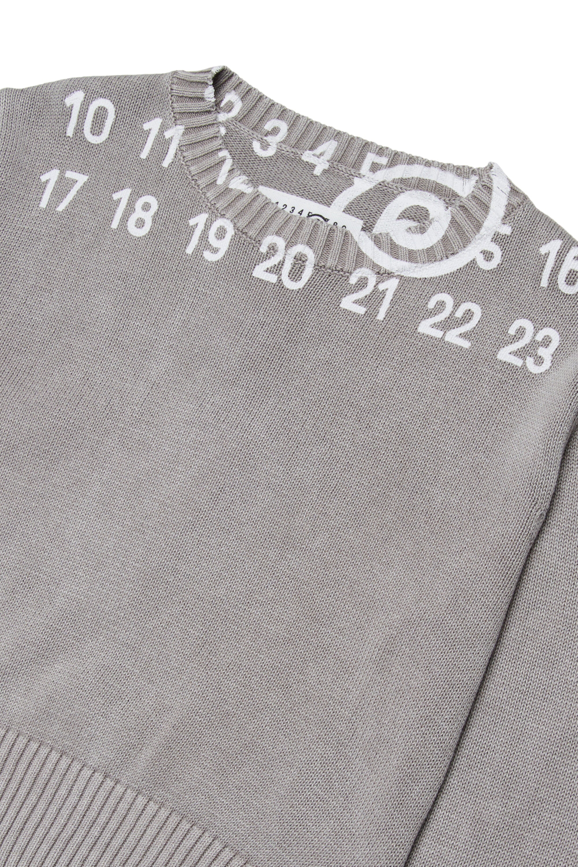 Crew neck pullover with logo