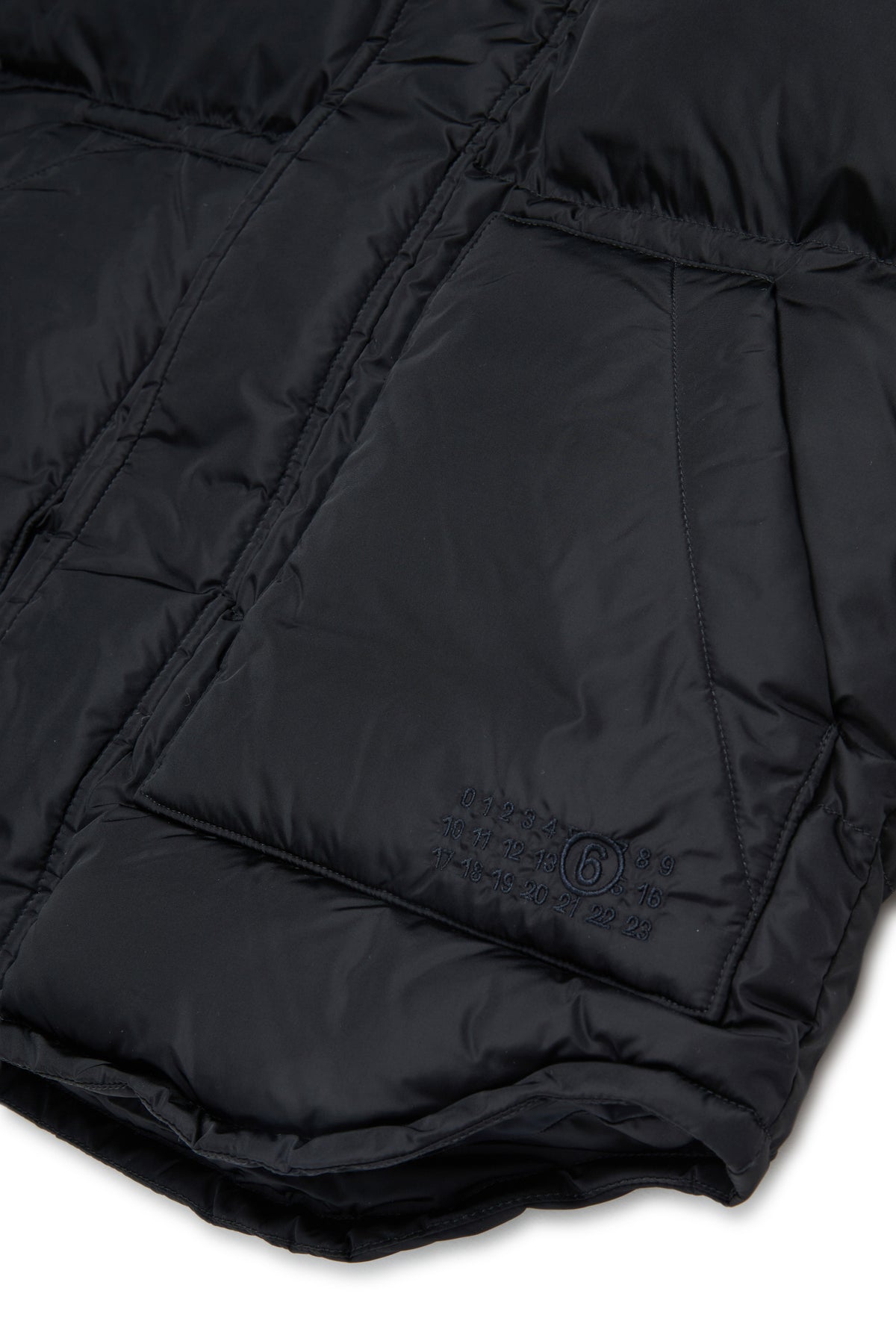 Padded jacket with logo