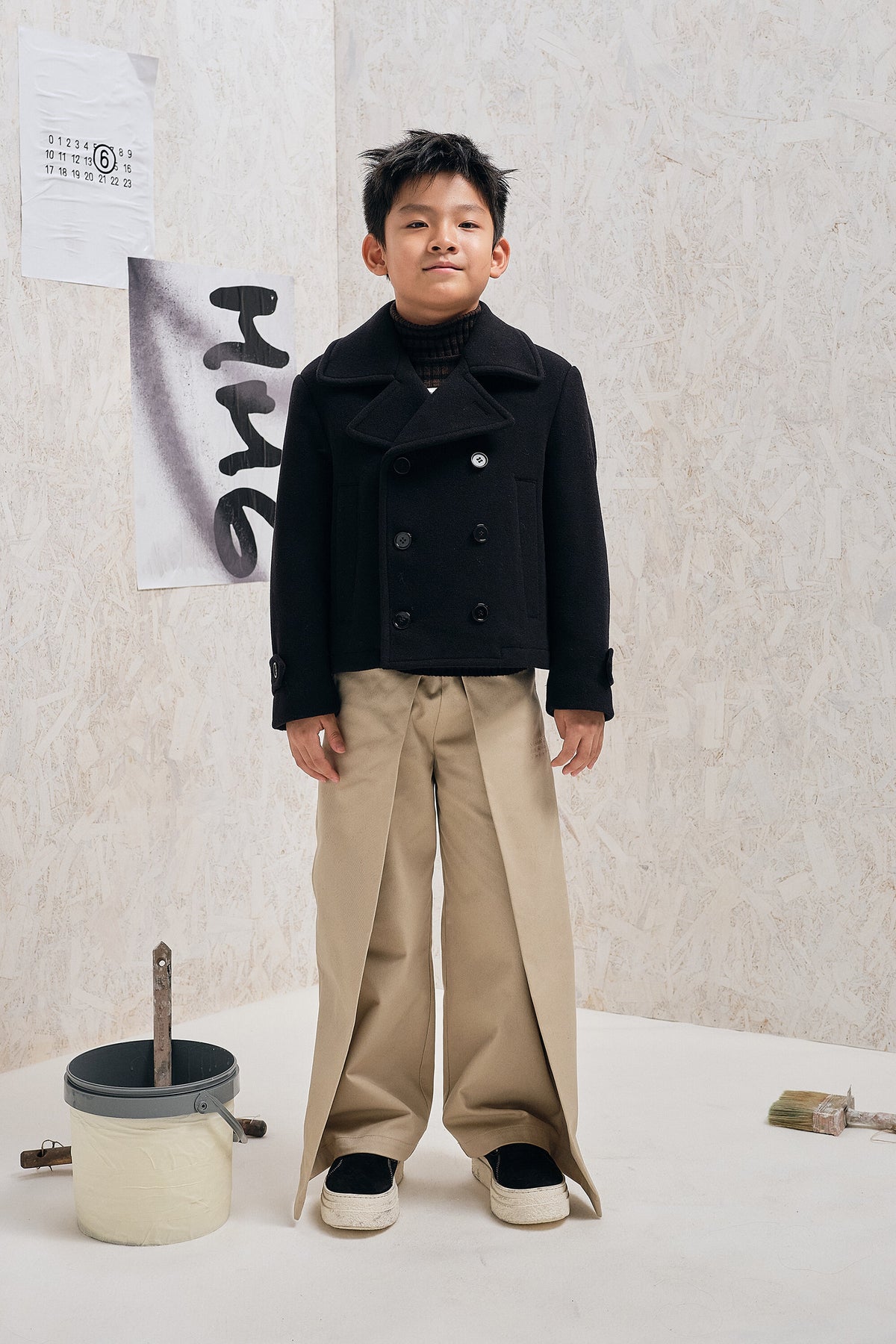 ナンバーロゴ付きパンツ