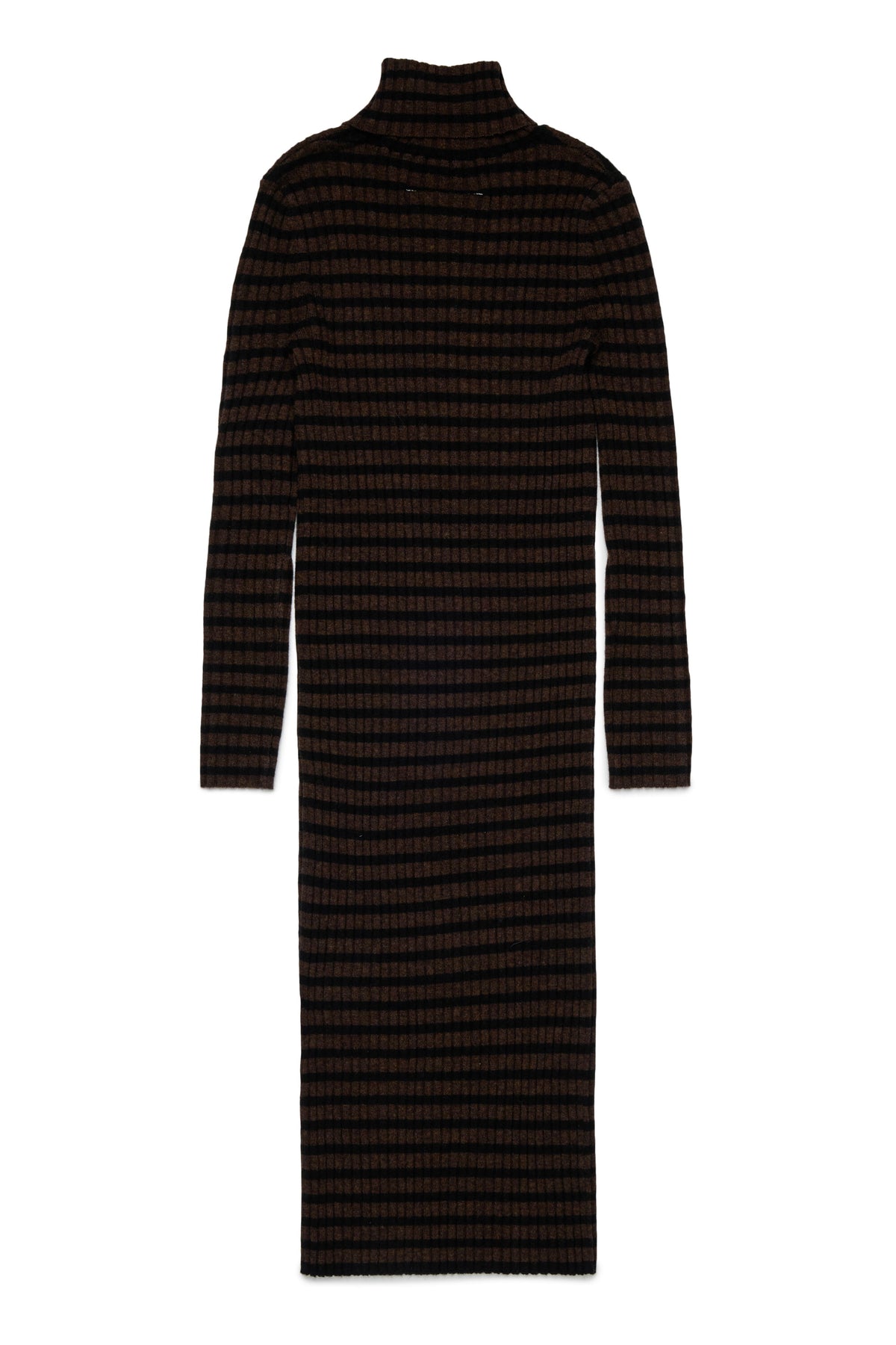Striped dress with logo