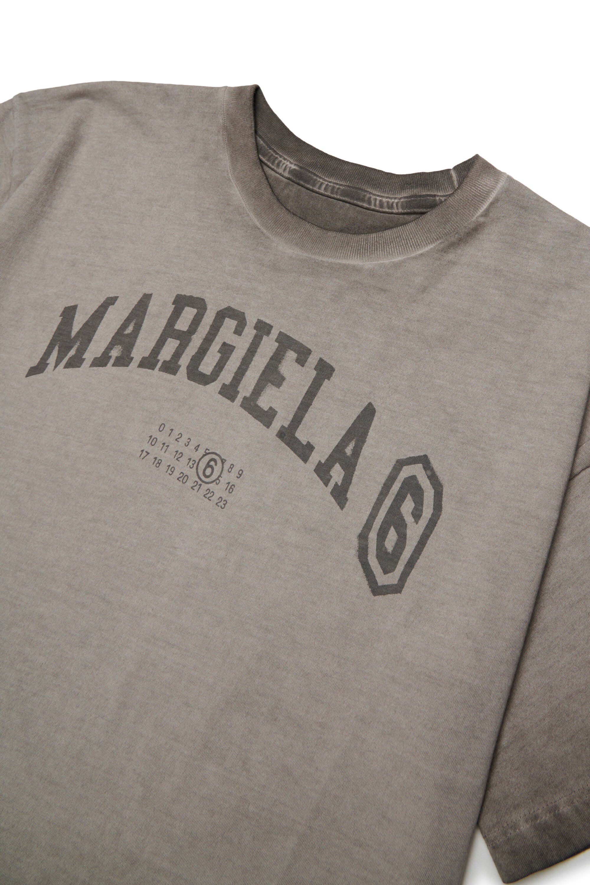 クルーネック Tシャツ、ロゴ付き