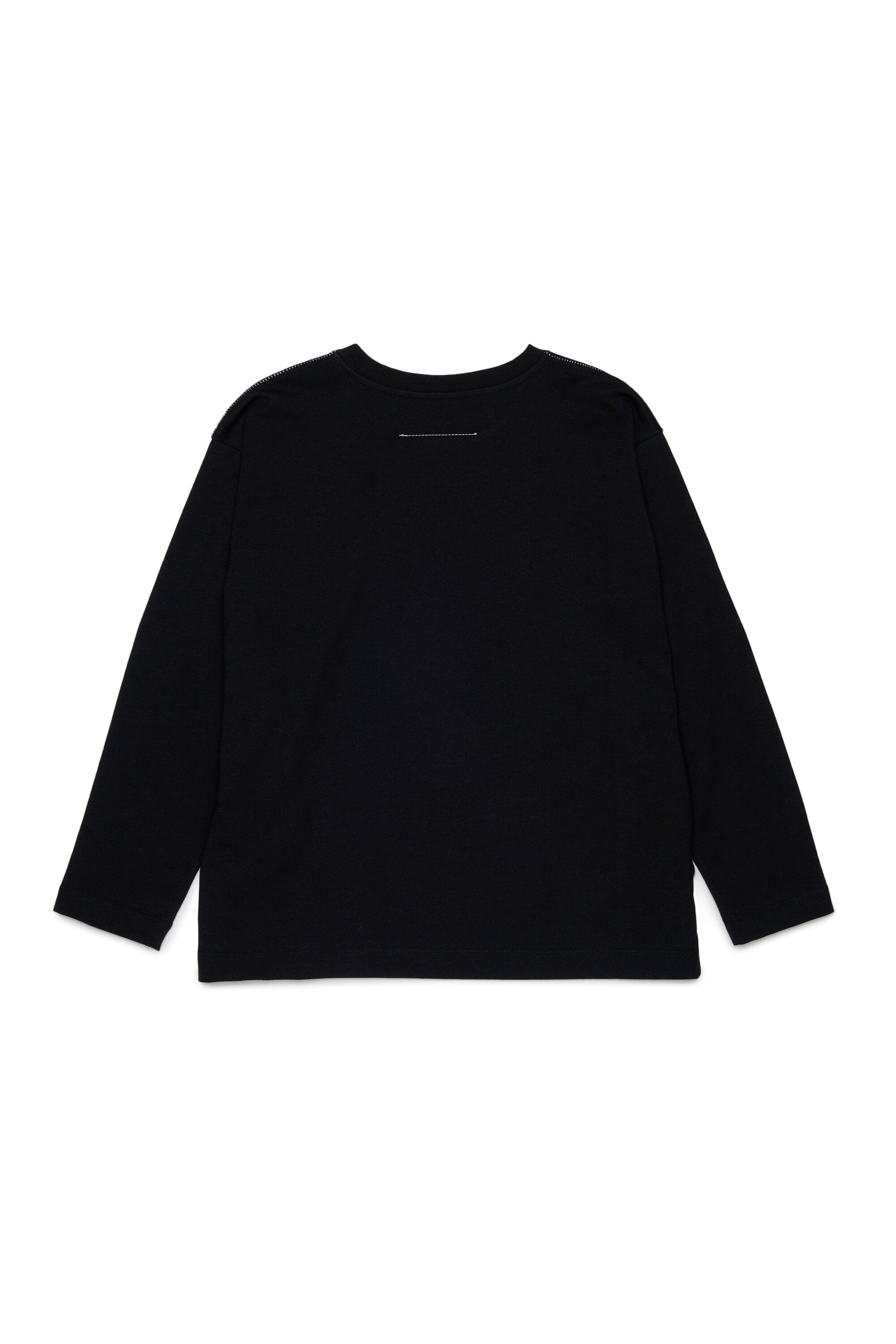 長袖Tシャツ、ロゴ付き