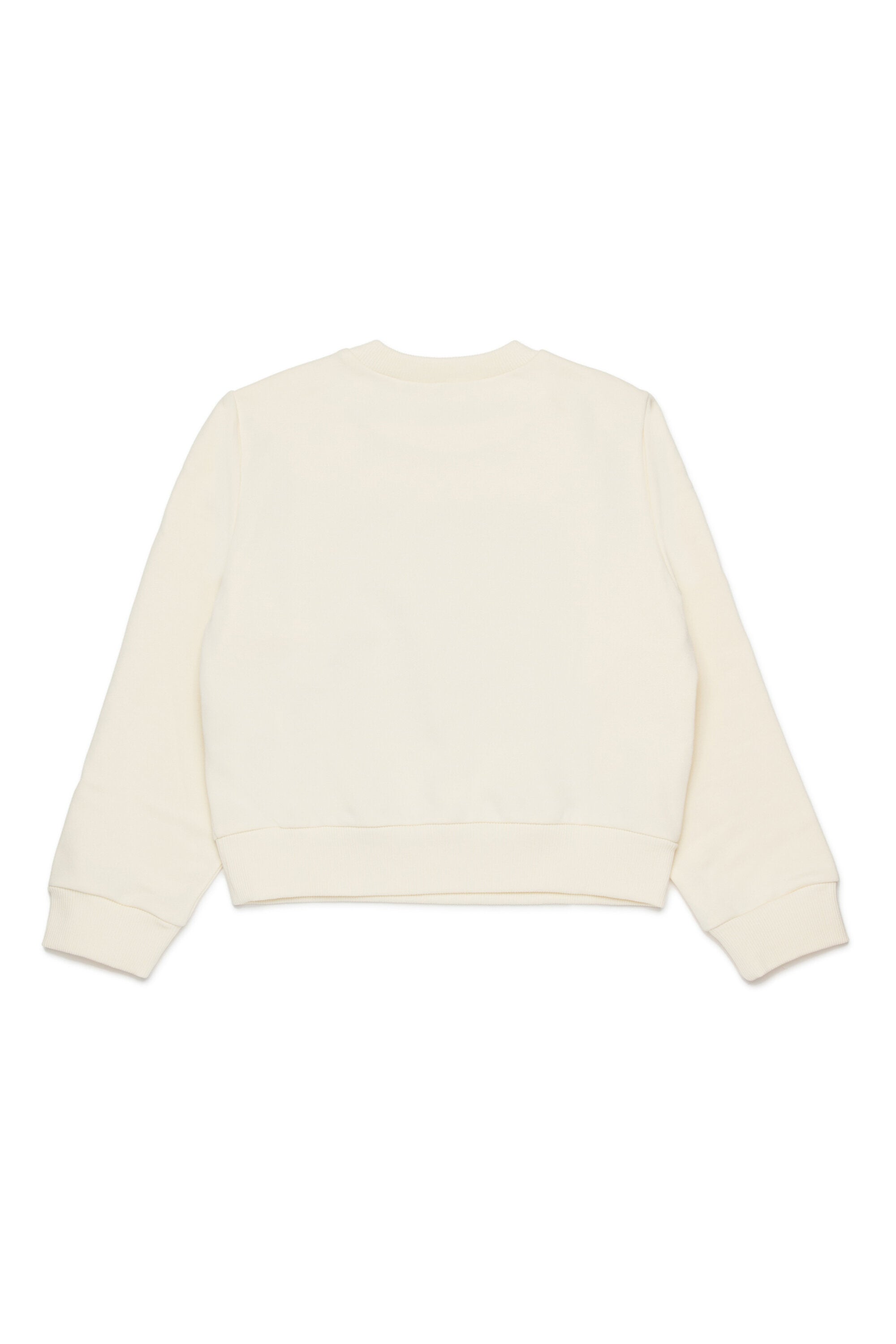 Branded crew-neck sweatshirt