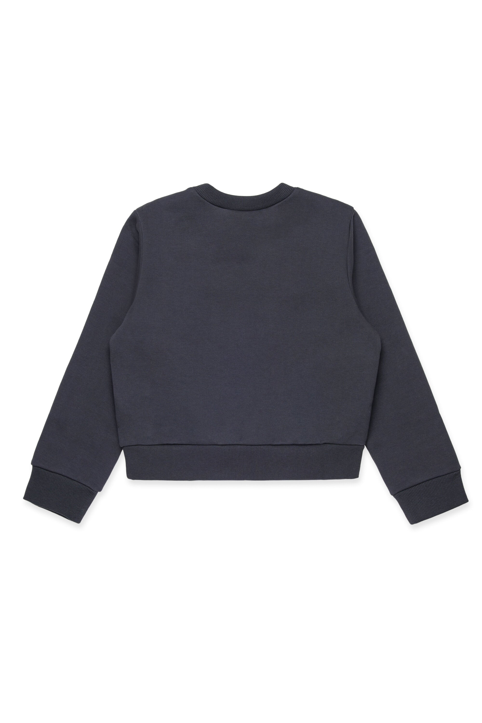 Branded crew-neck sweatshirt