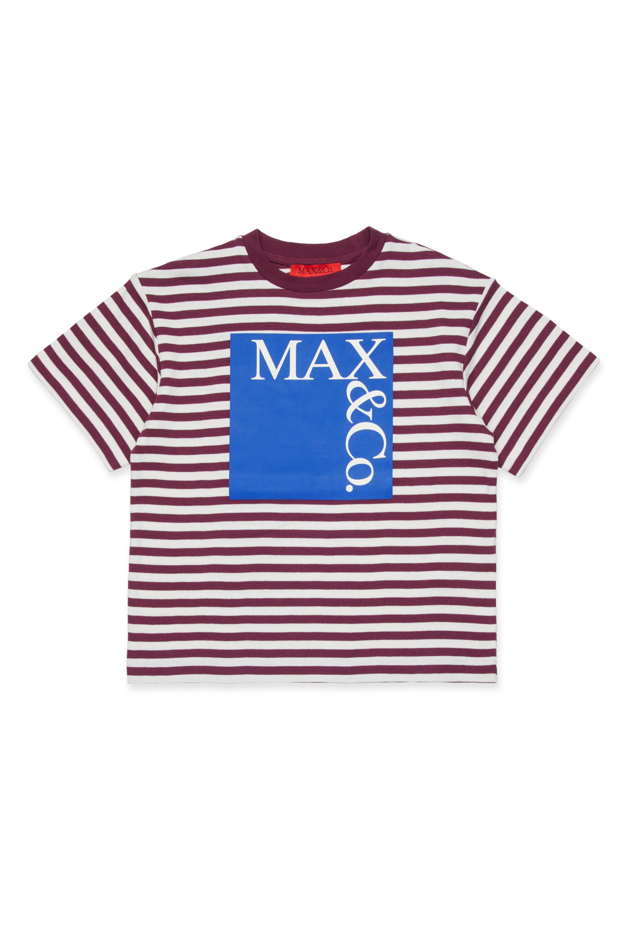 Striped micro ribs T-shirt