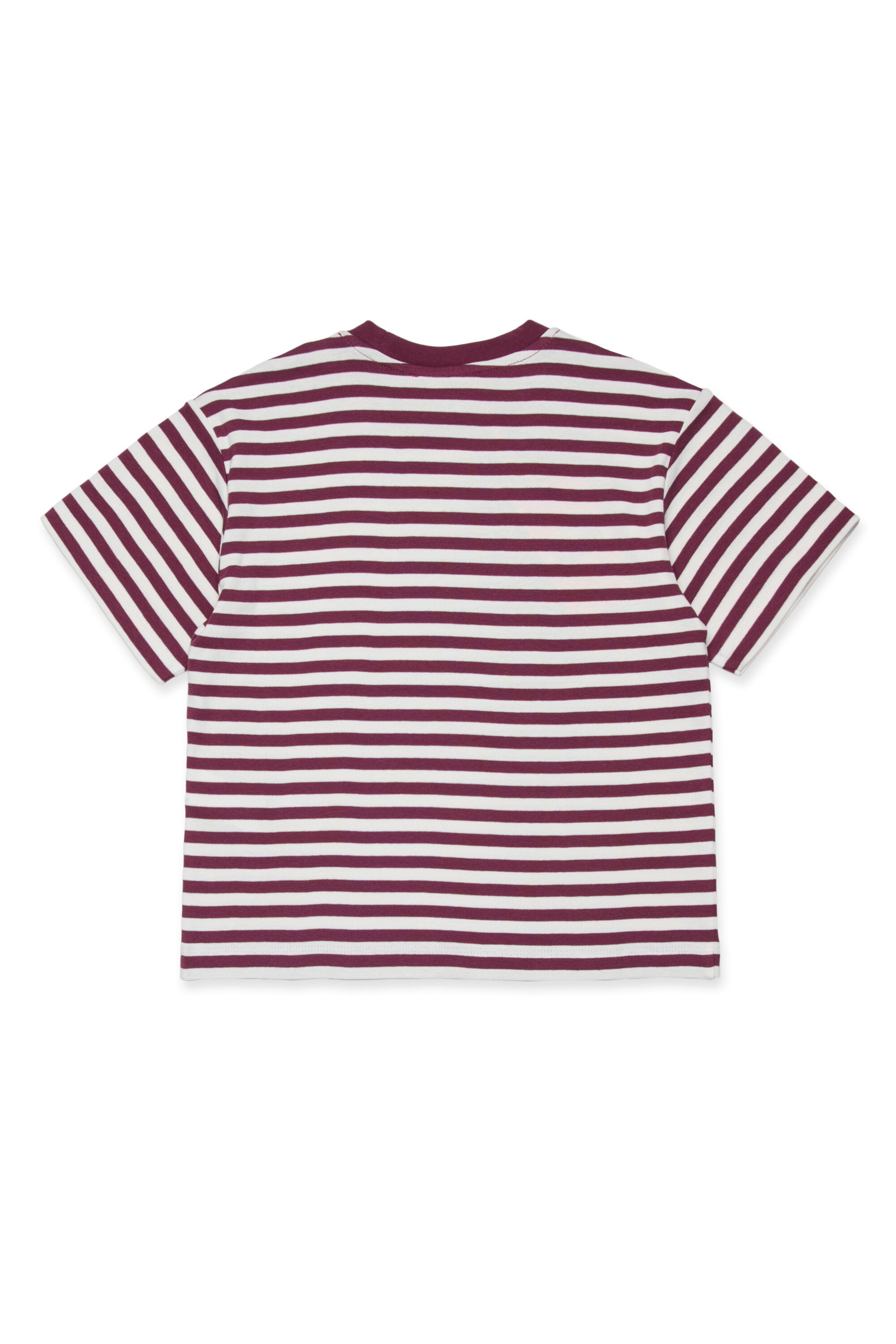 ボーダー・マイクロリブTシャツ