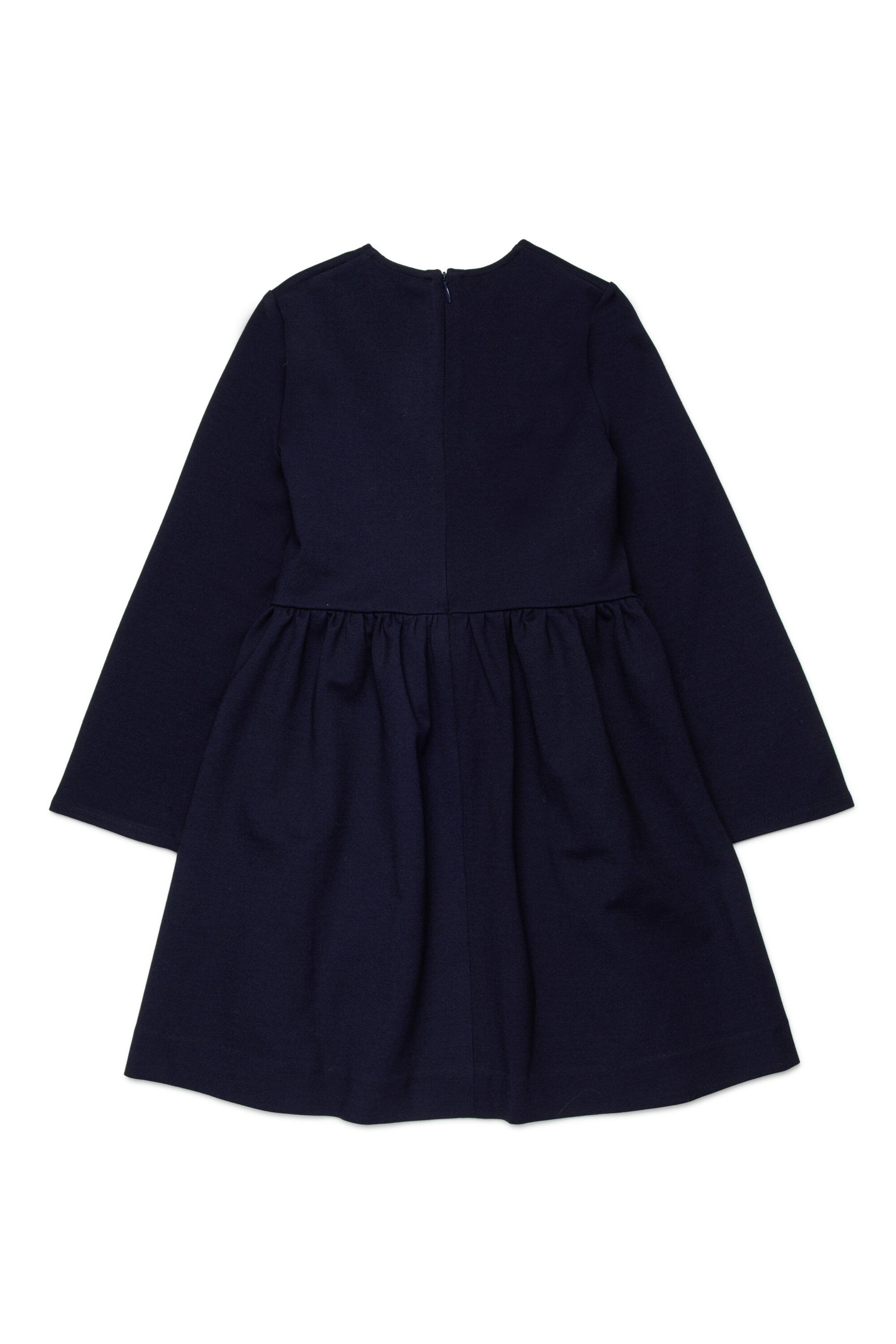 Milan stitch short dress with front knot