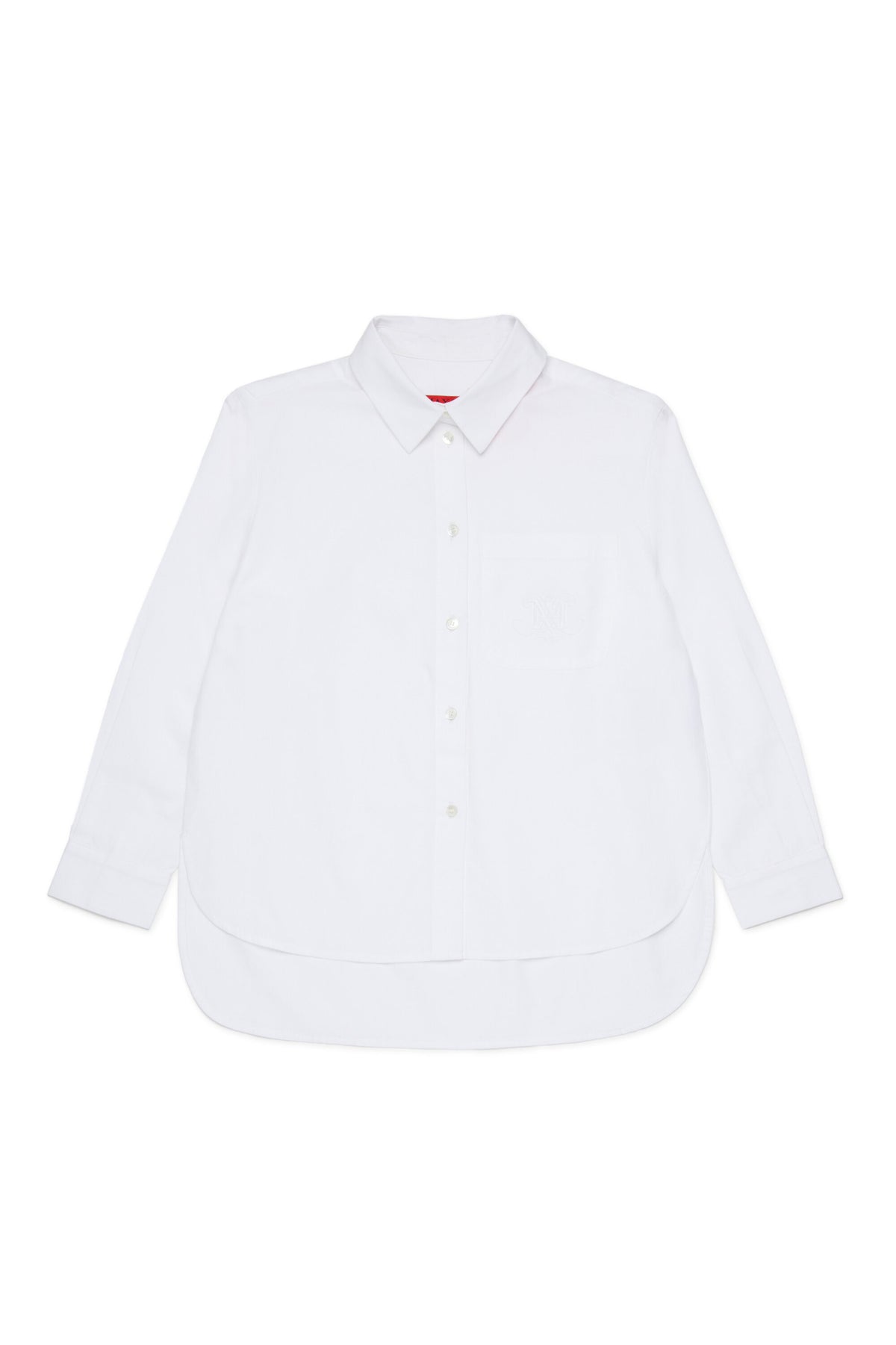 Poplin shirt with logo