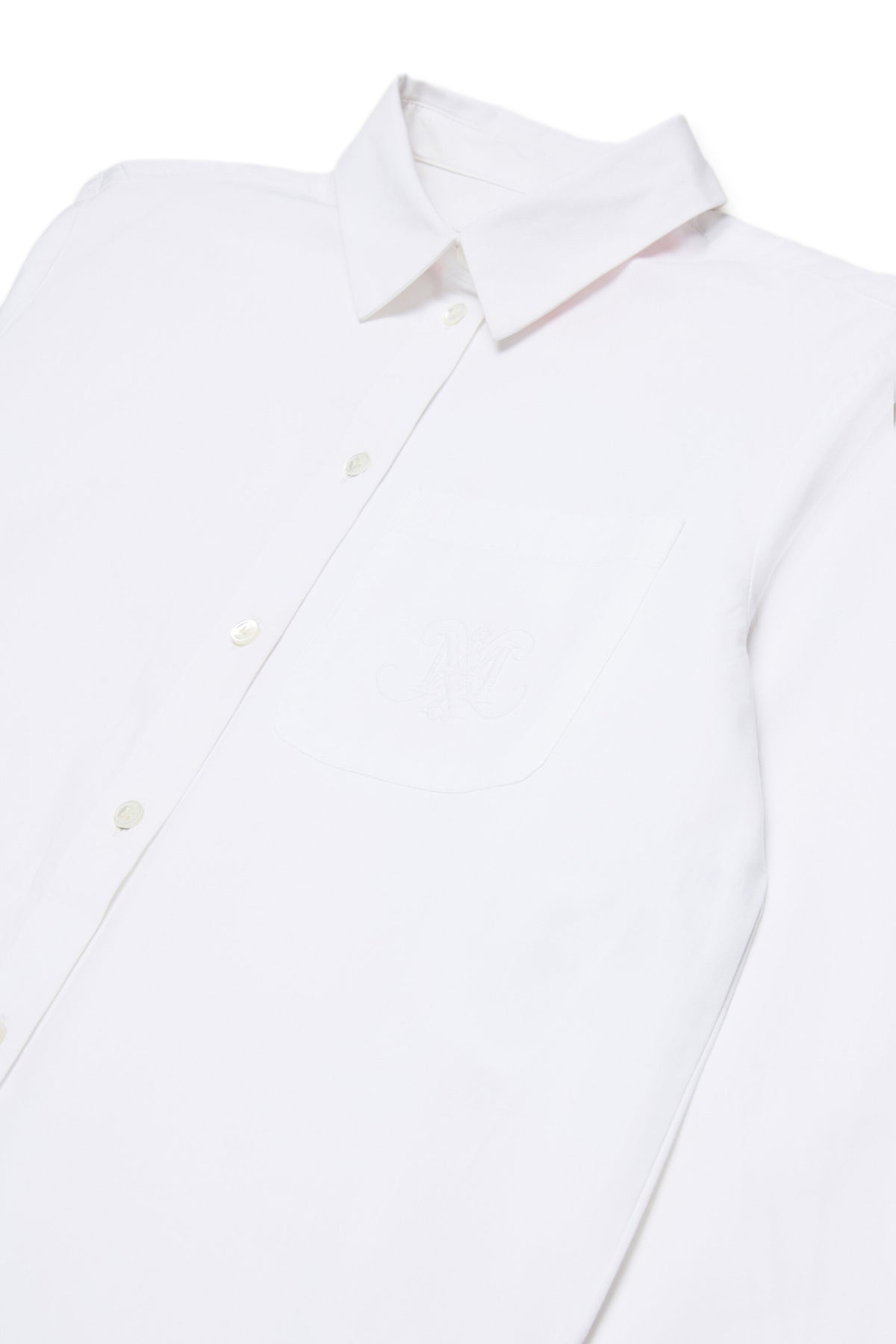 Poplin shirt with logo