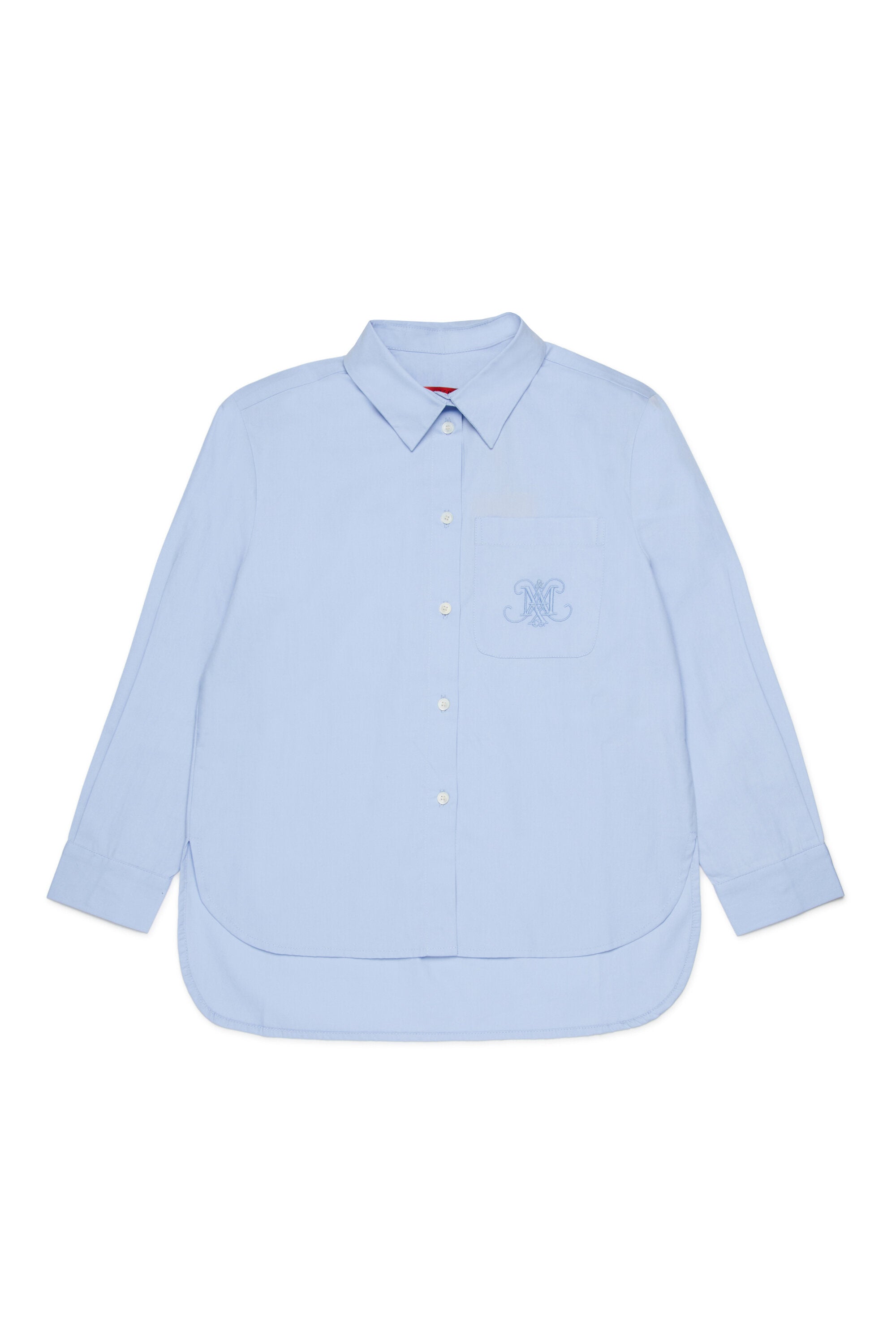 Poplin shirt with logo