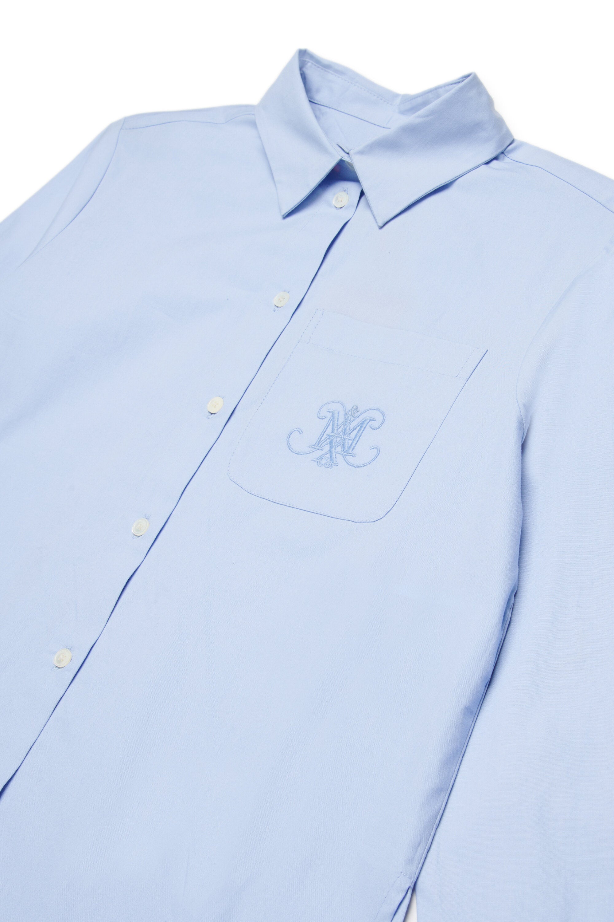 Poplin shirt with logo