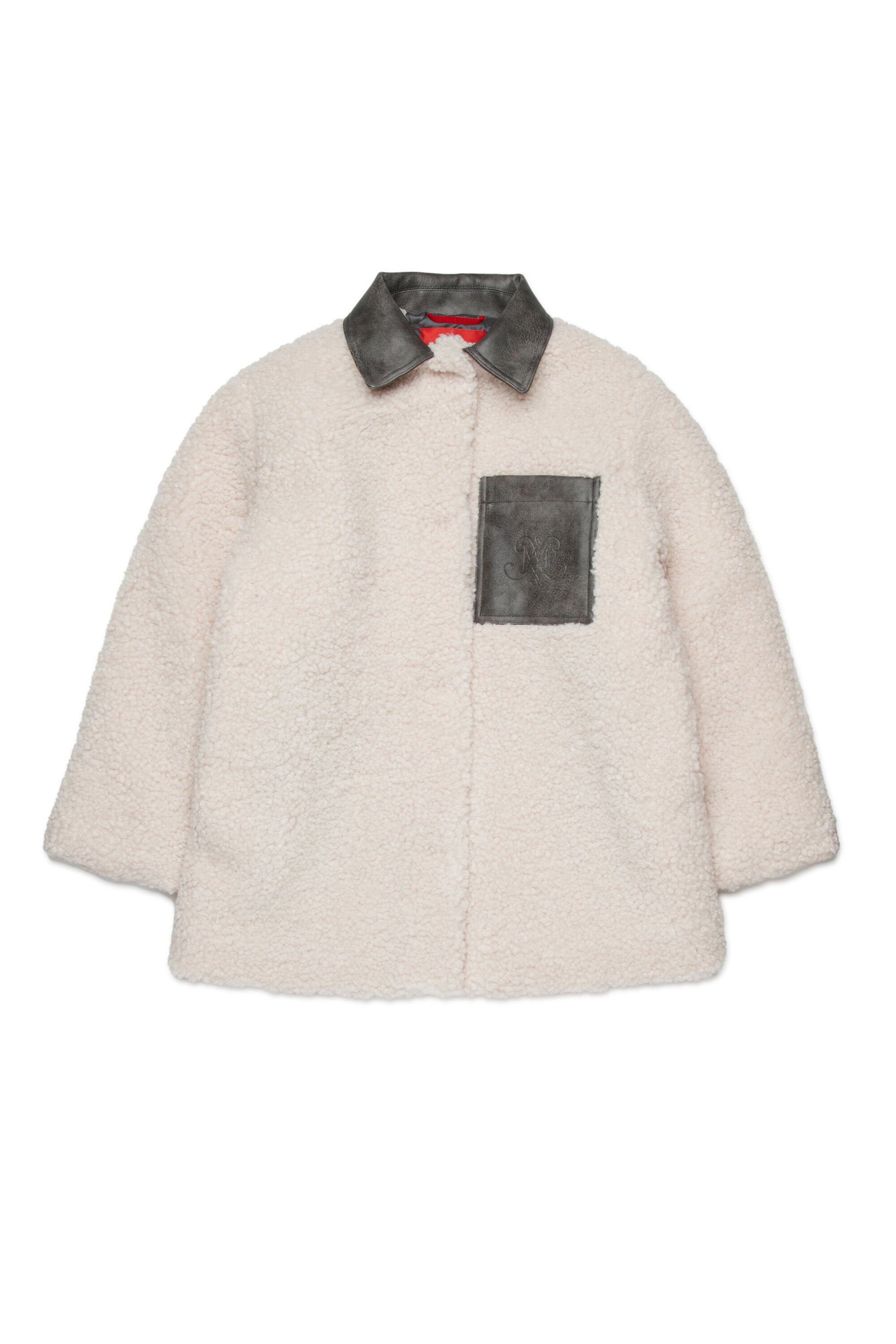 マキシポケット付きテディコート