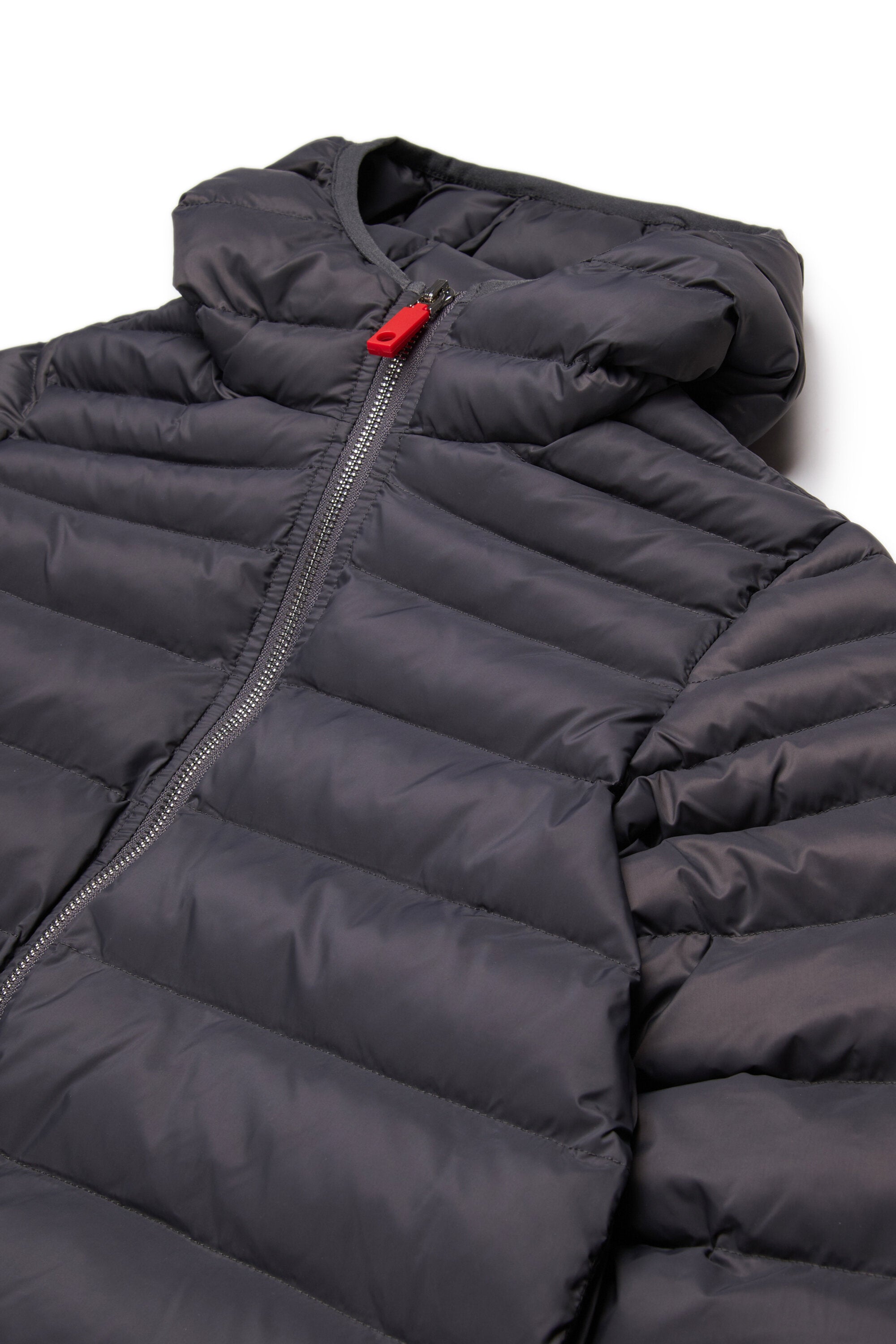Hooded lightweight padded jacket