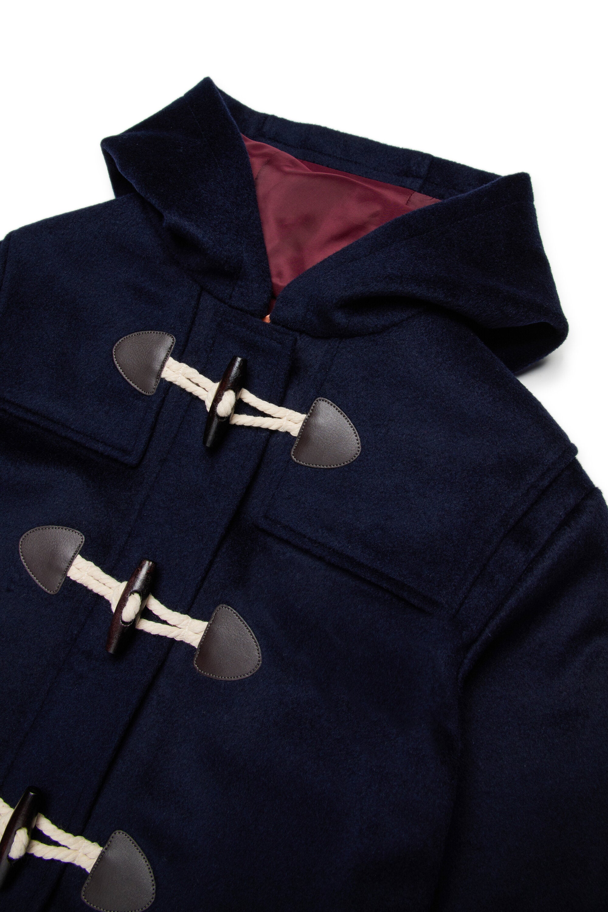 ウール混ダッフルコート