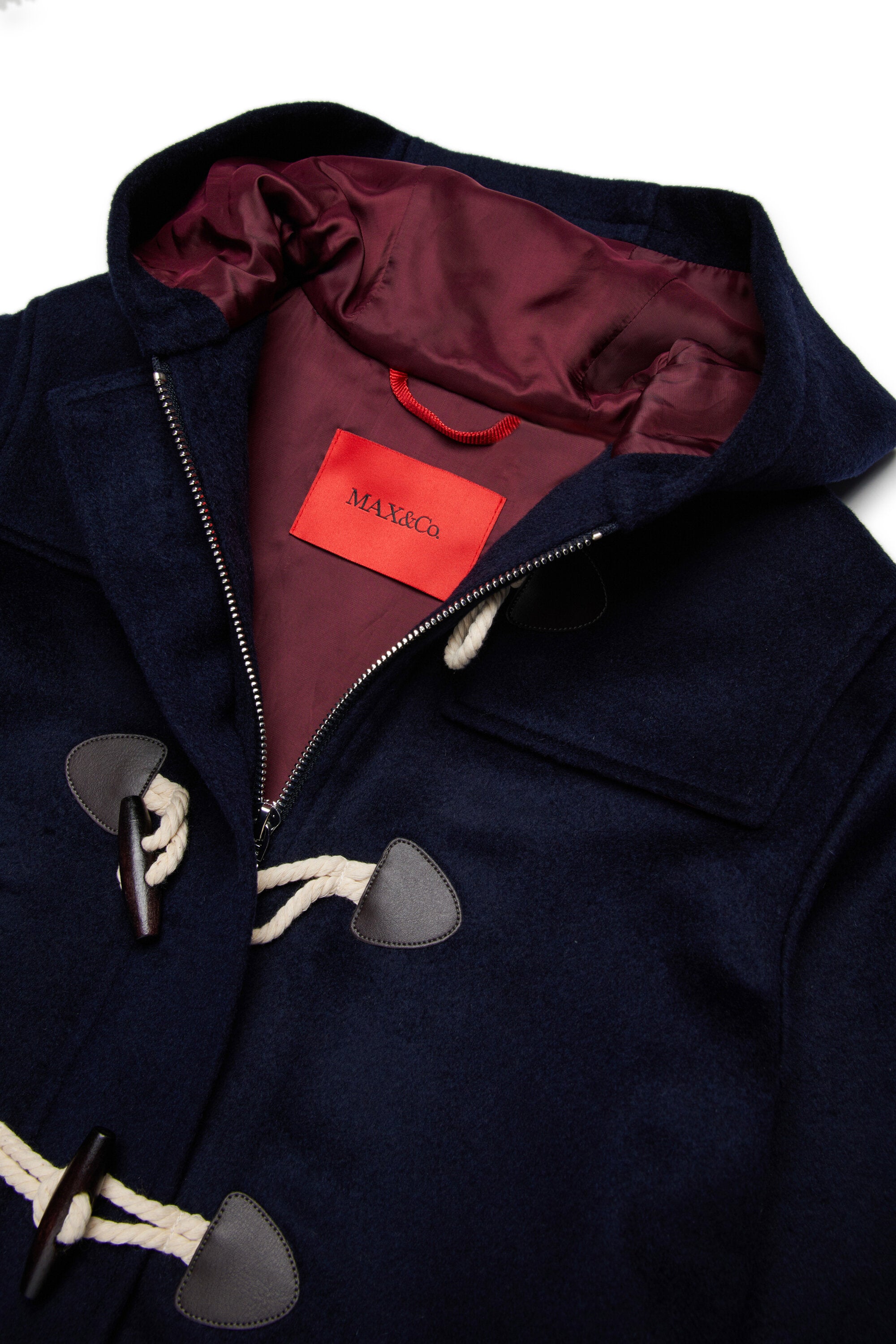 ウール混ダッフルコート