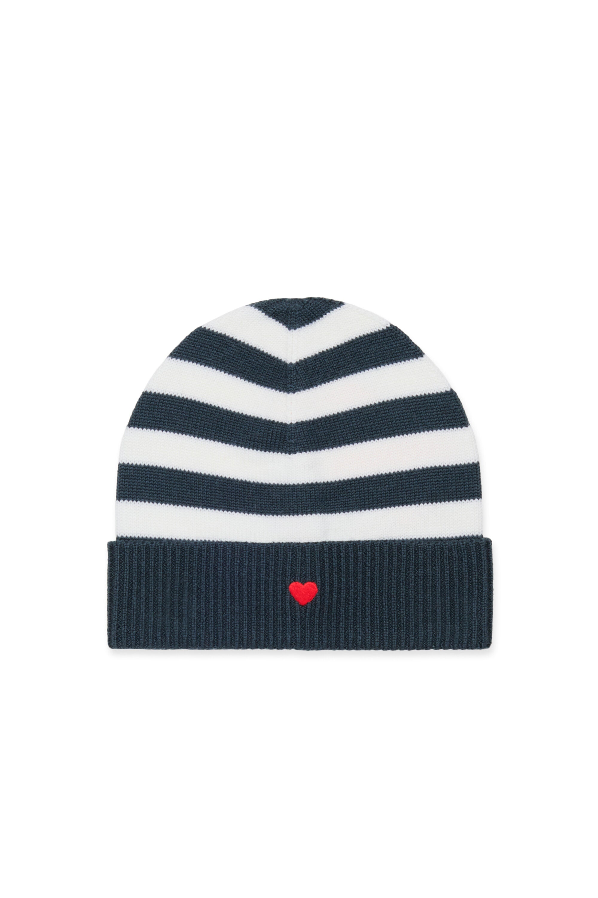 Striped wool beanie