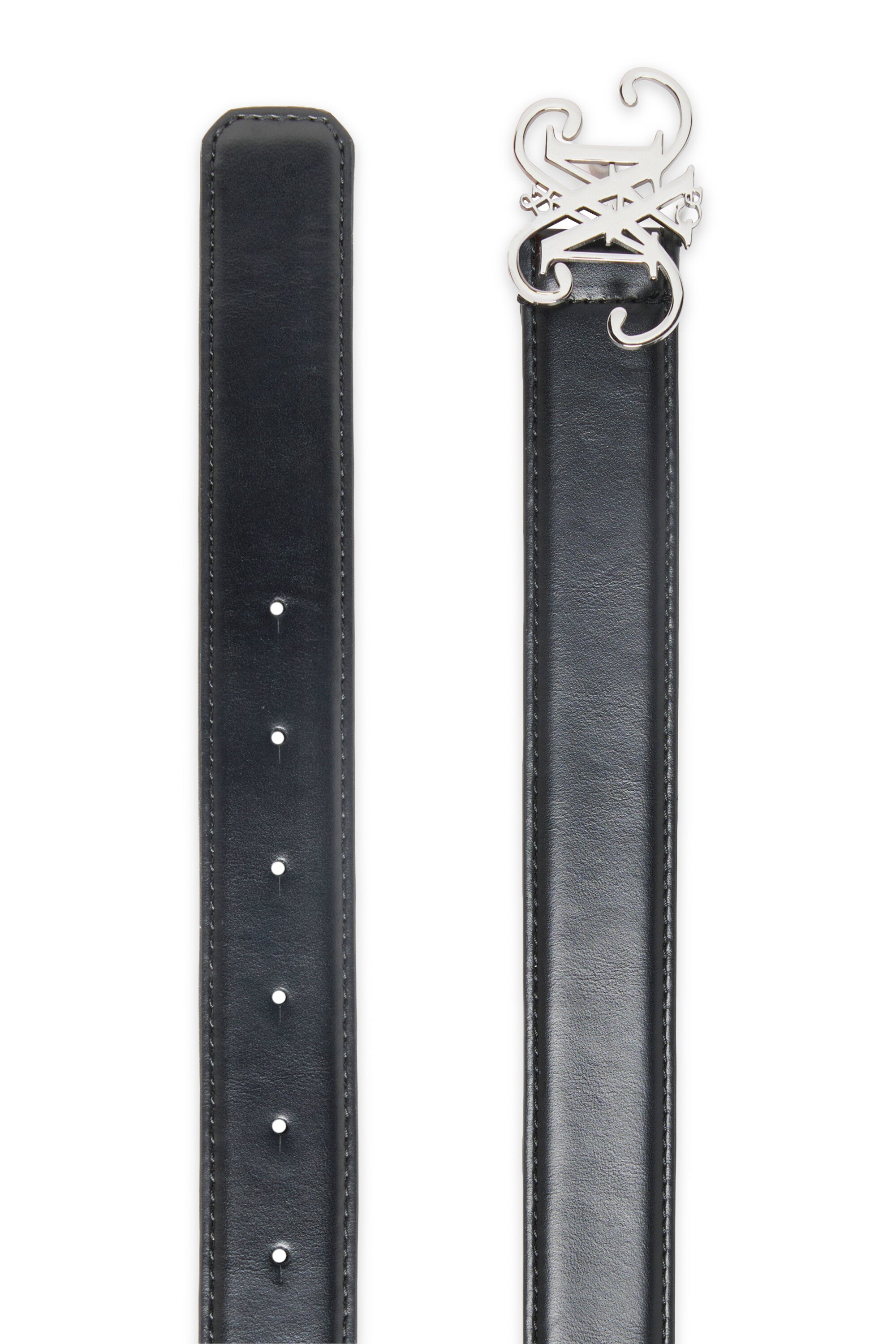 Monogram buckle belt