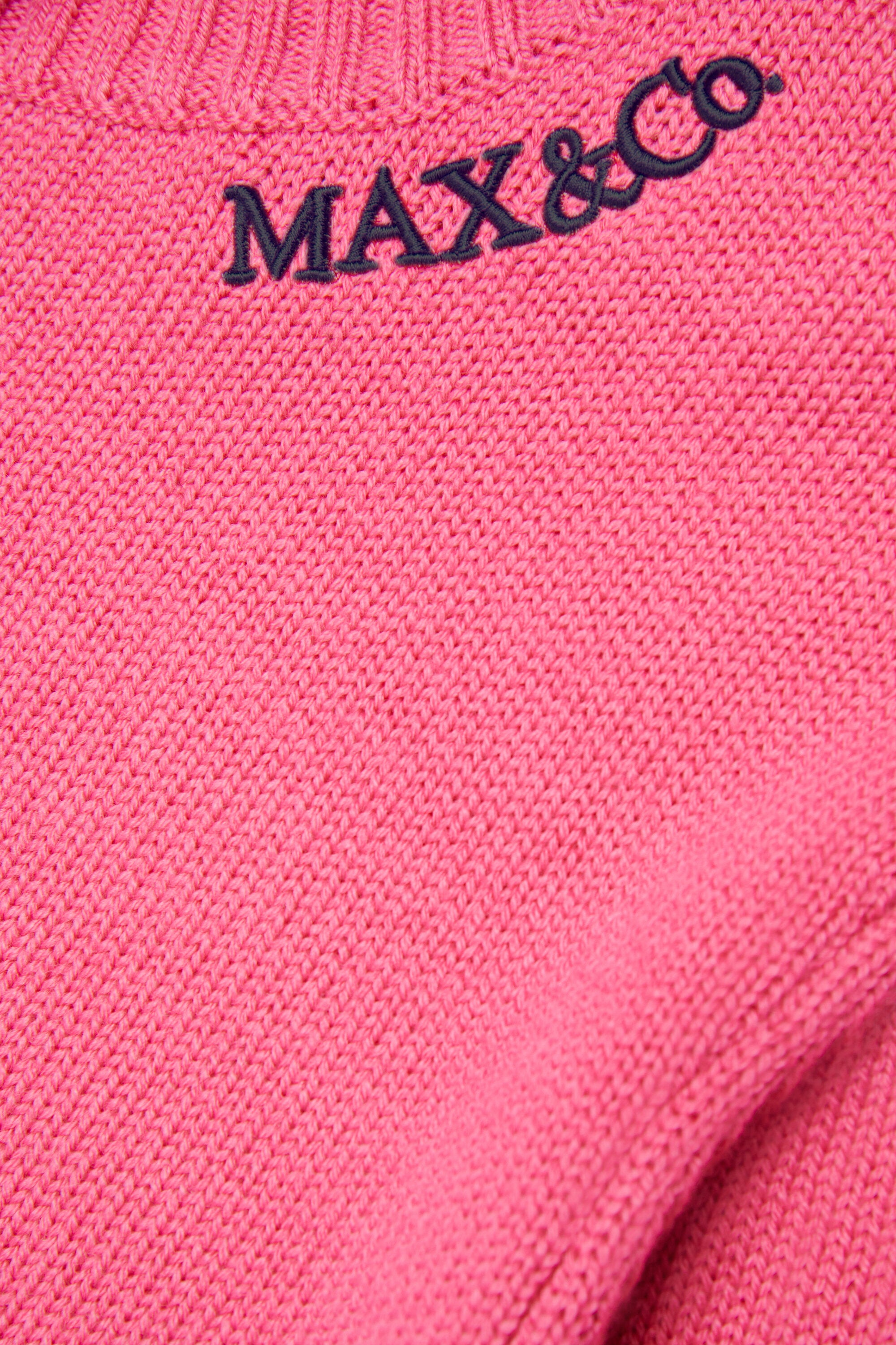 Wool blend pullover with embroidered logo