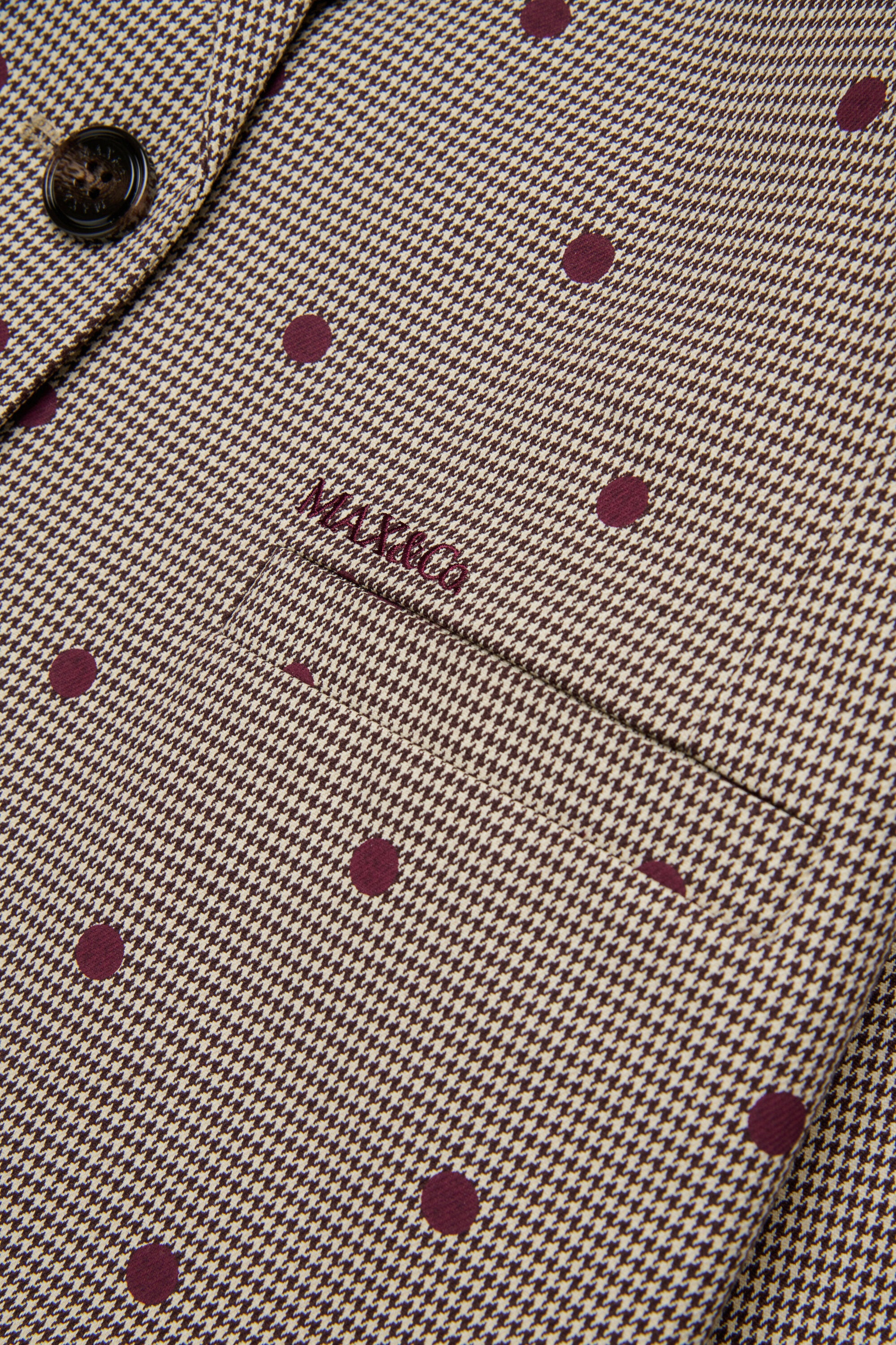 千鳥格子柄ブレザー・ジャケット