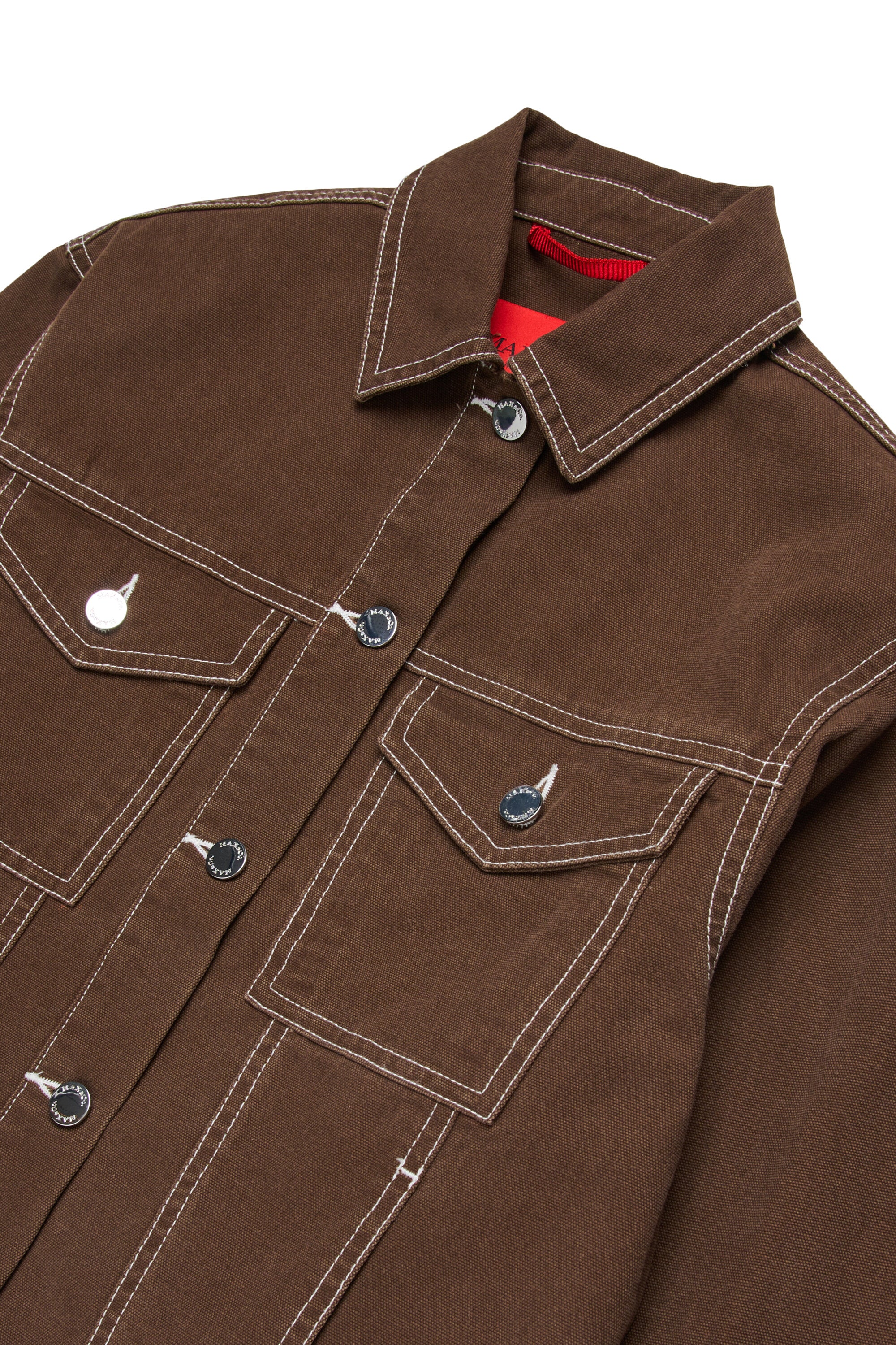 ロゴ入りデニムジャケット