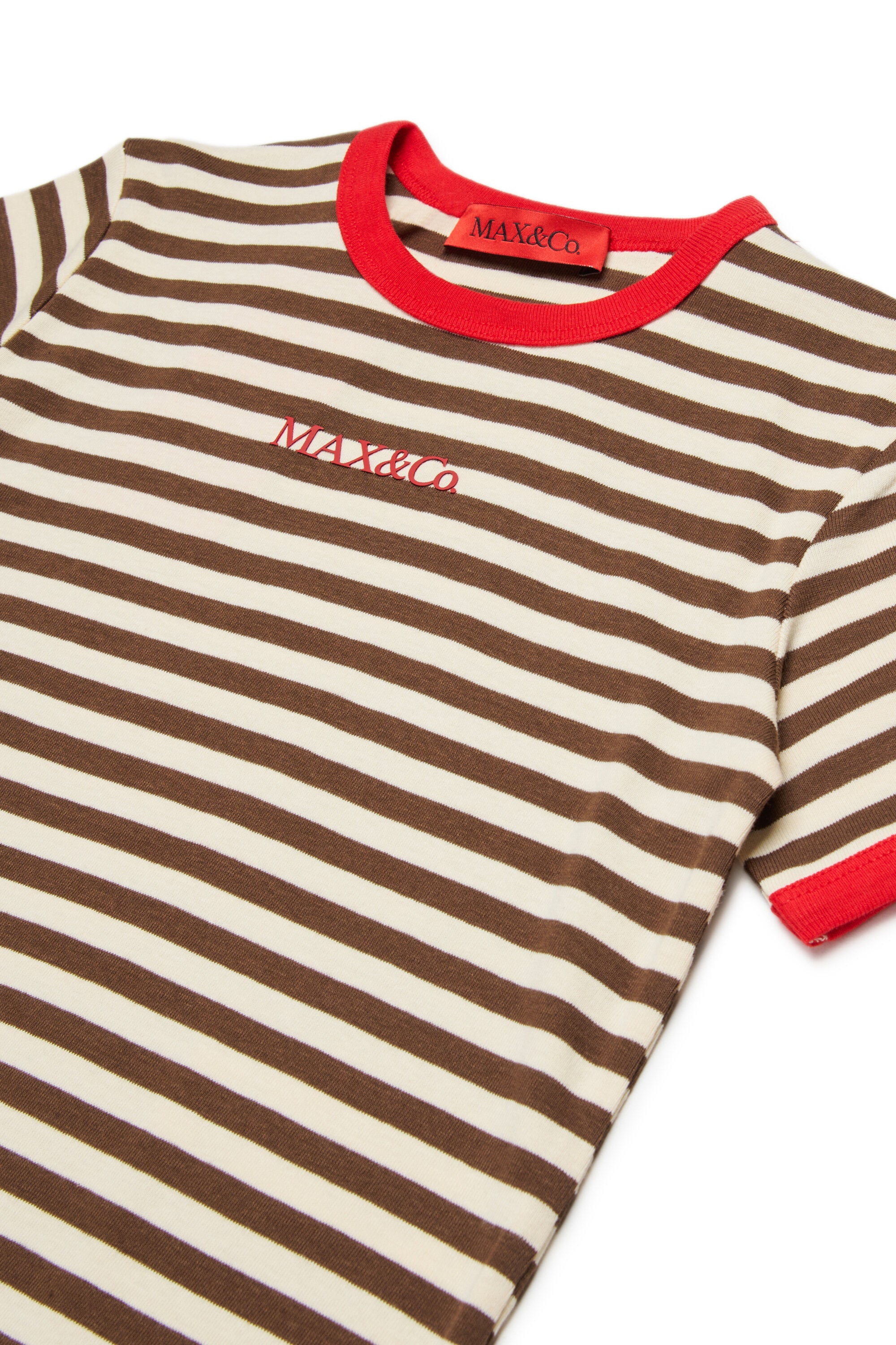 ロゴ入りボーダーTシャツ