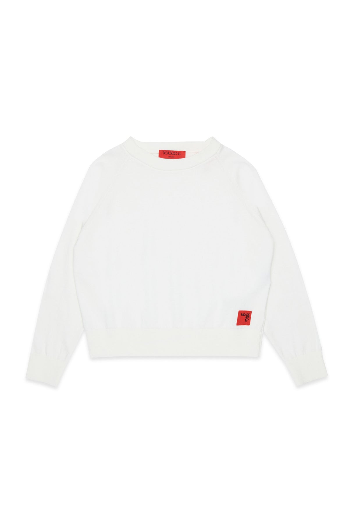 ロゴ入りクルーネックプルオーバー