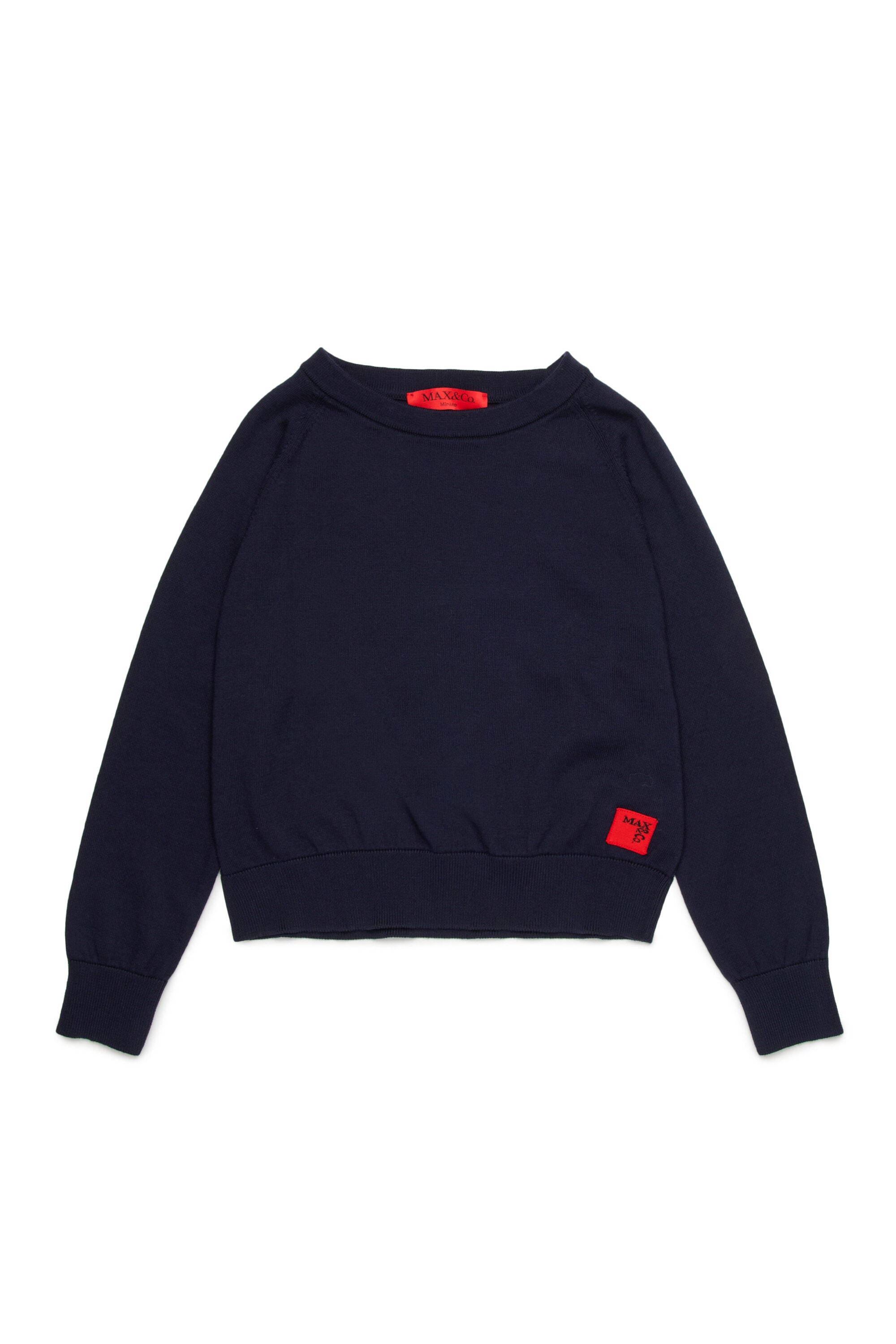 Crew neck pullover with logo