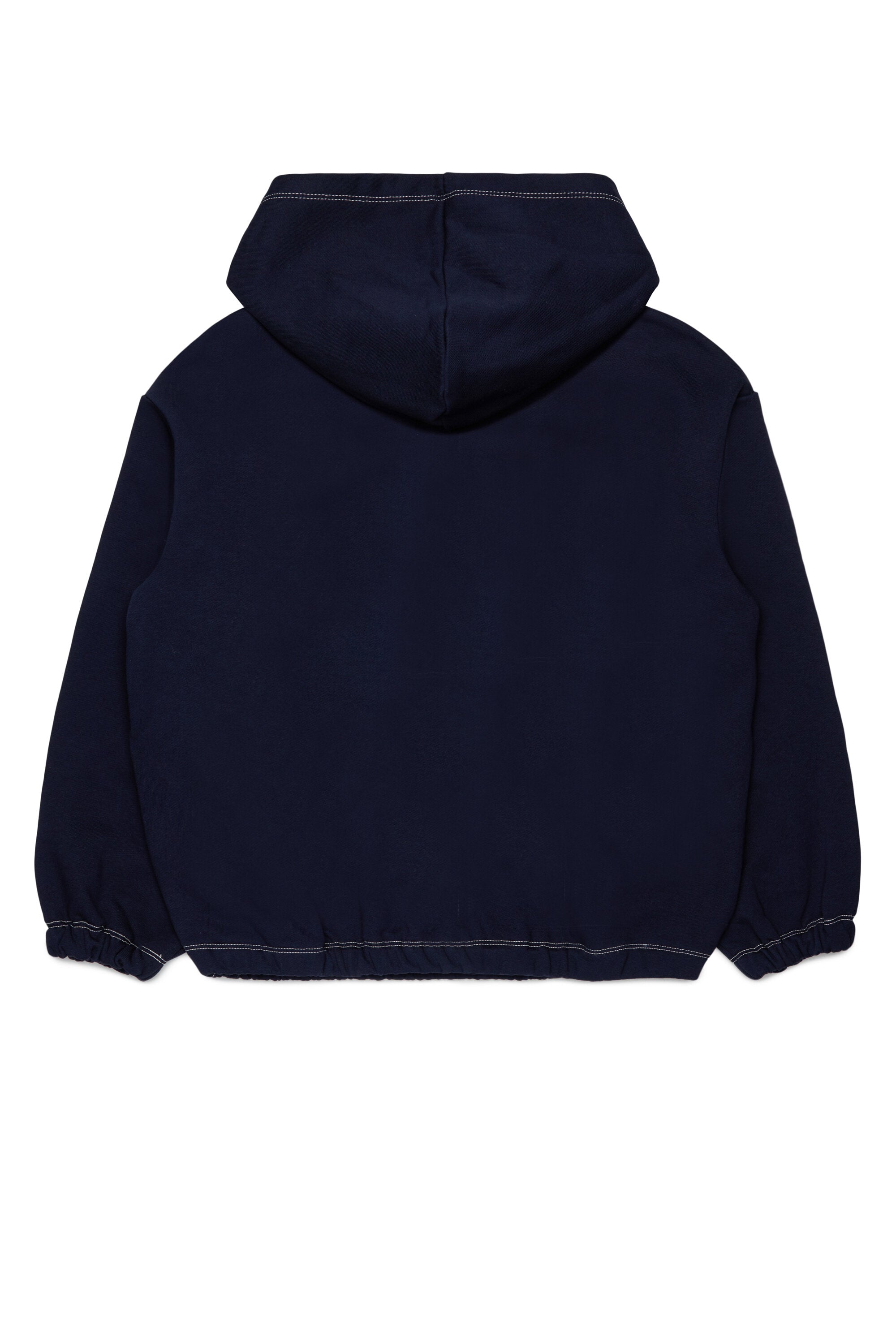 ロゴ入りフルジップスウェット