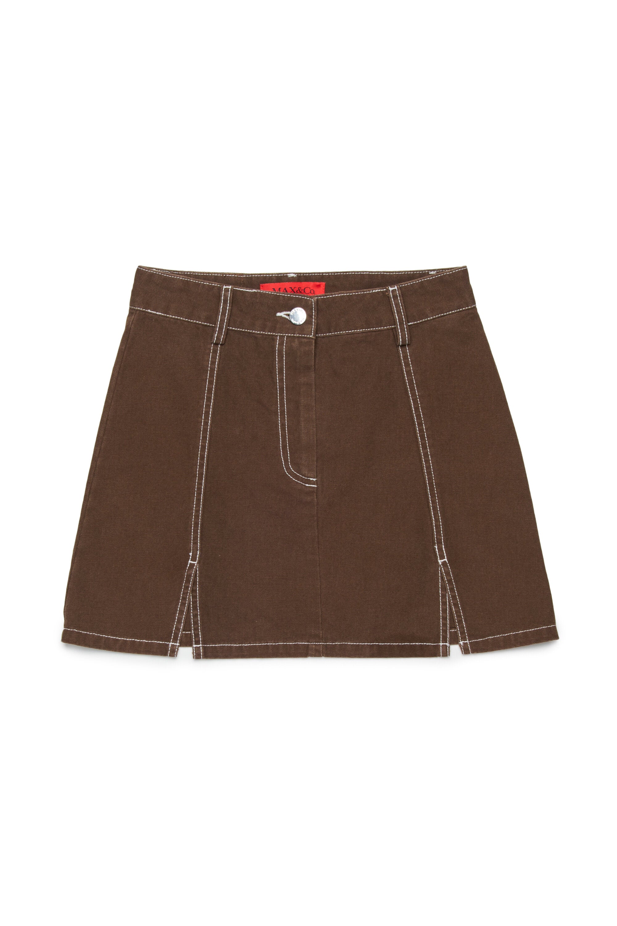 ロゴ入りミニスカート