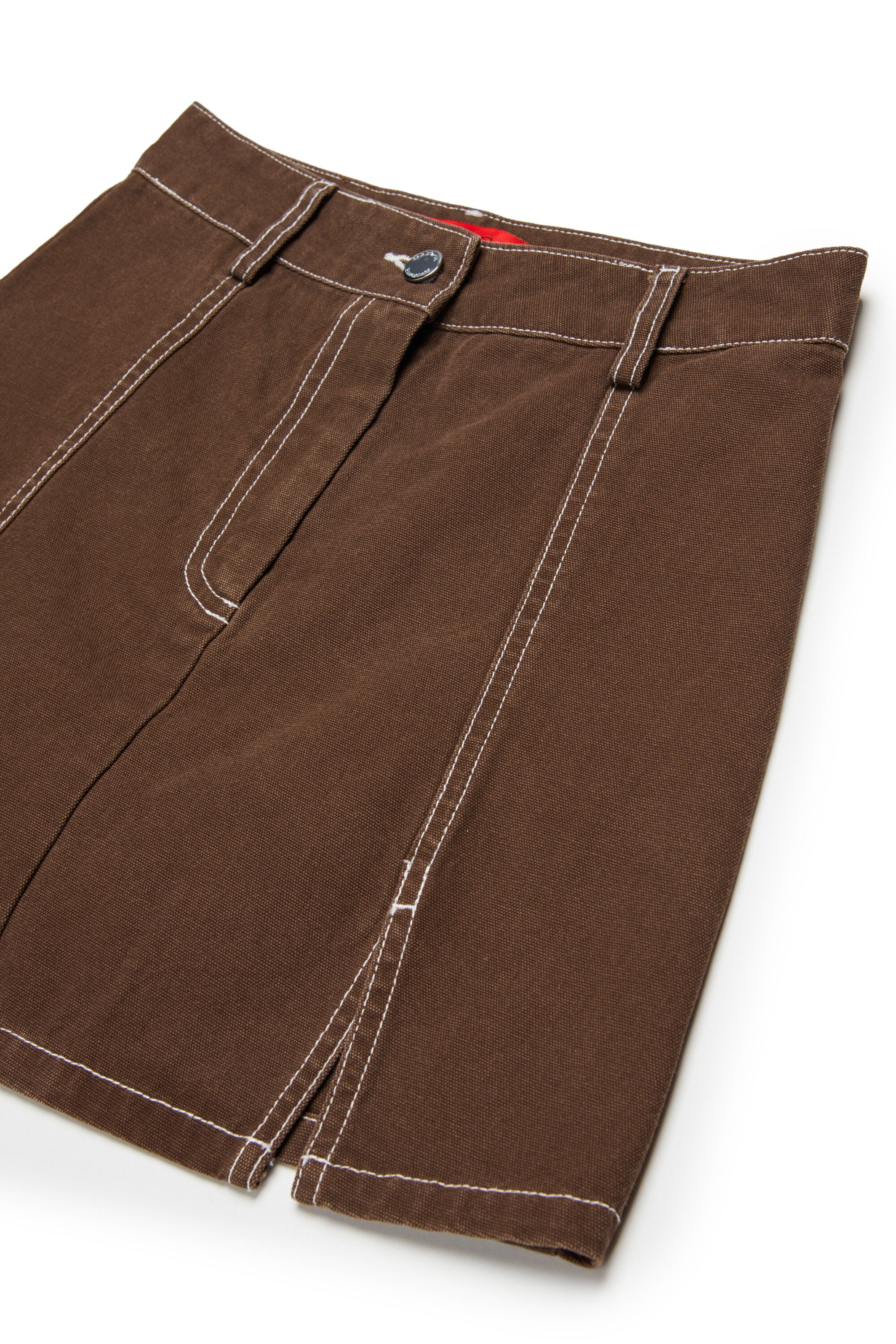 ロゴ入りミニスカート