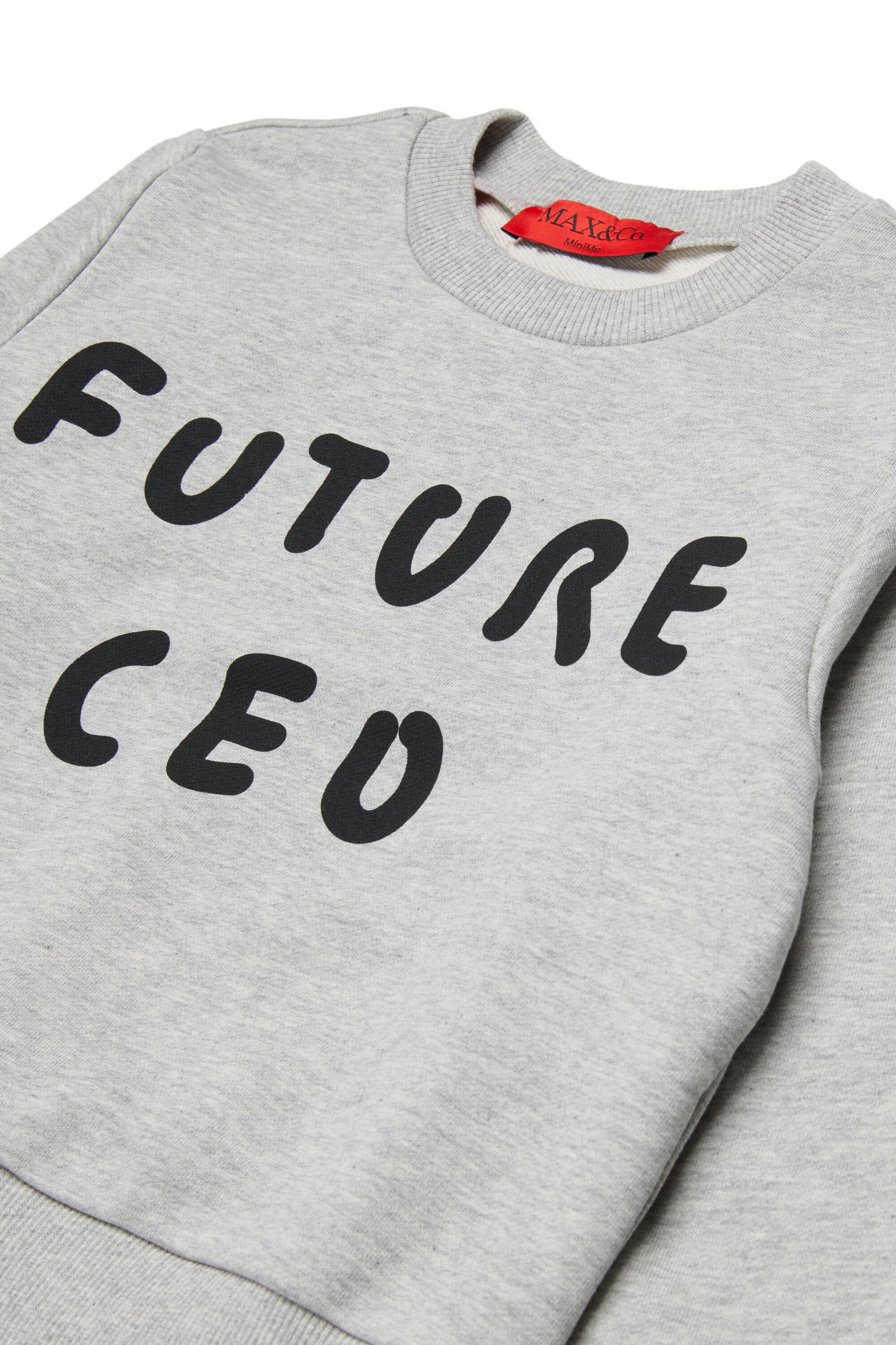 Crewneck sweatshirt with printed logo