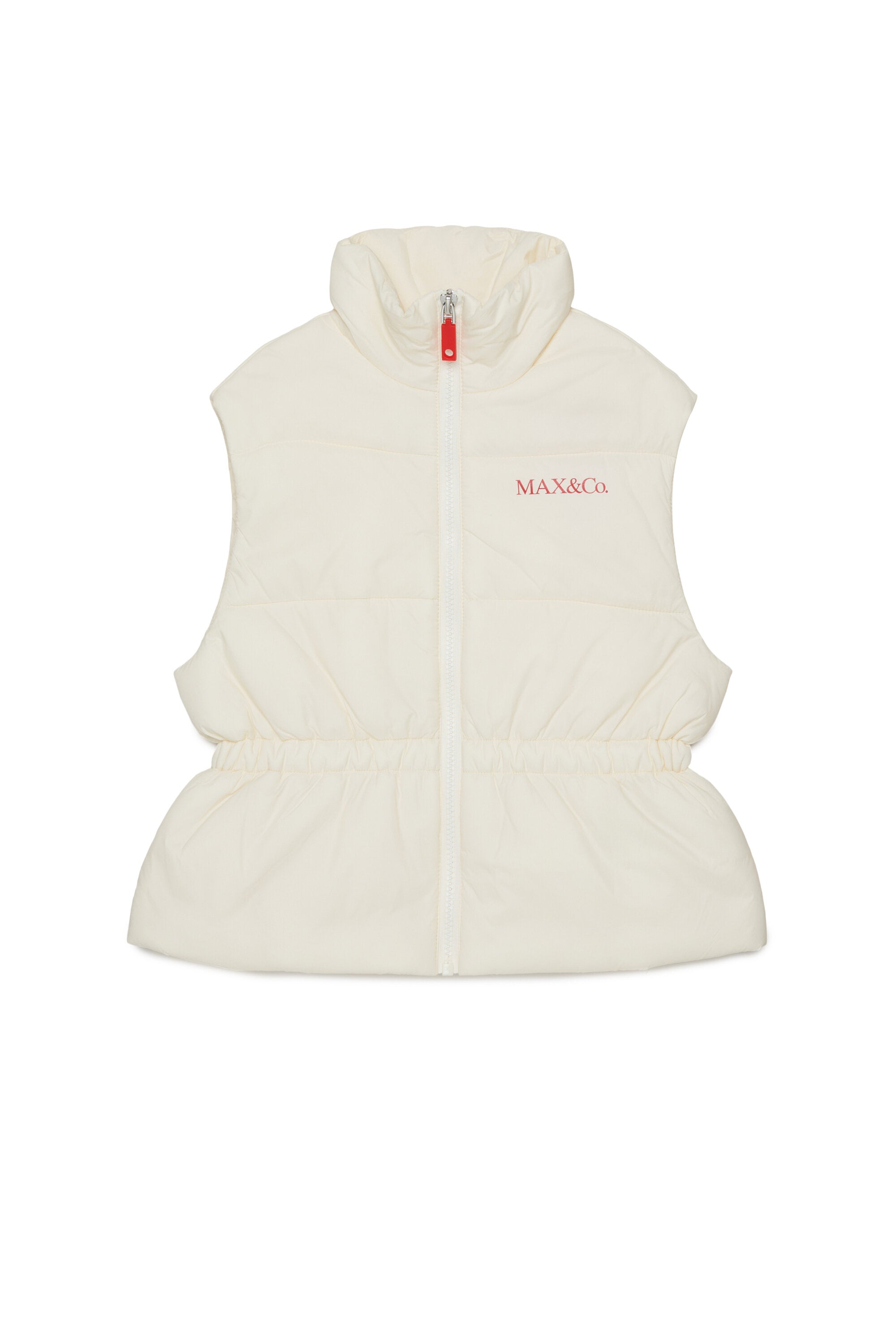 Padded vest with logo