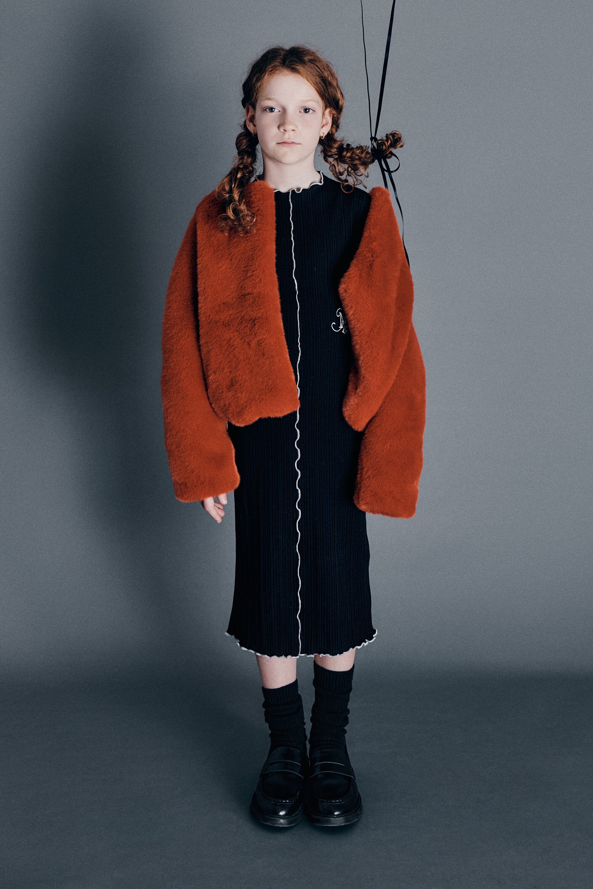 Midi dress with logo