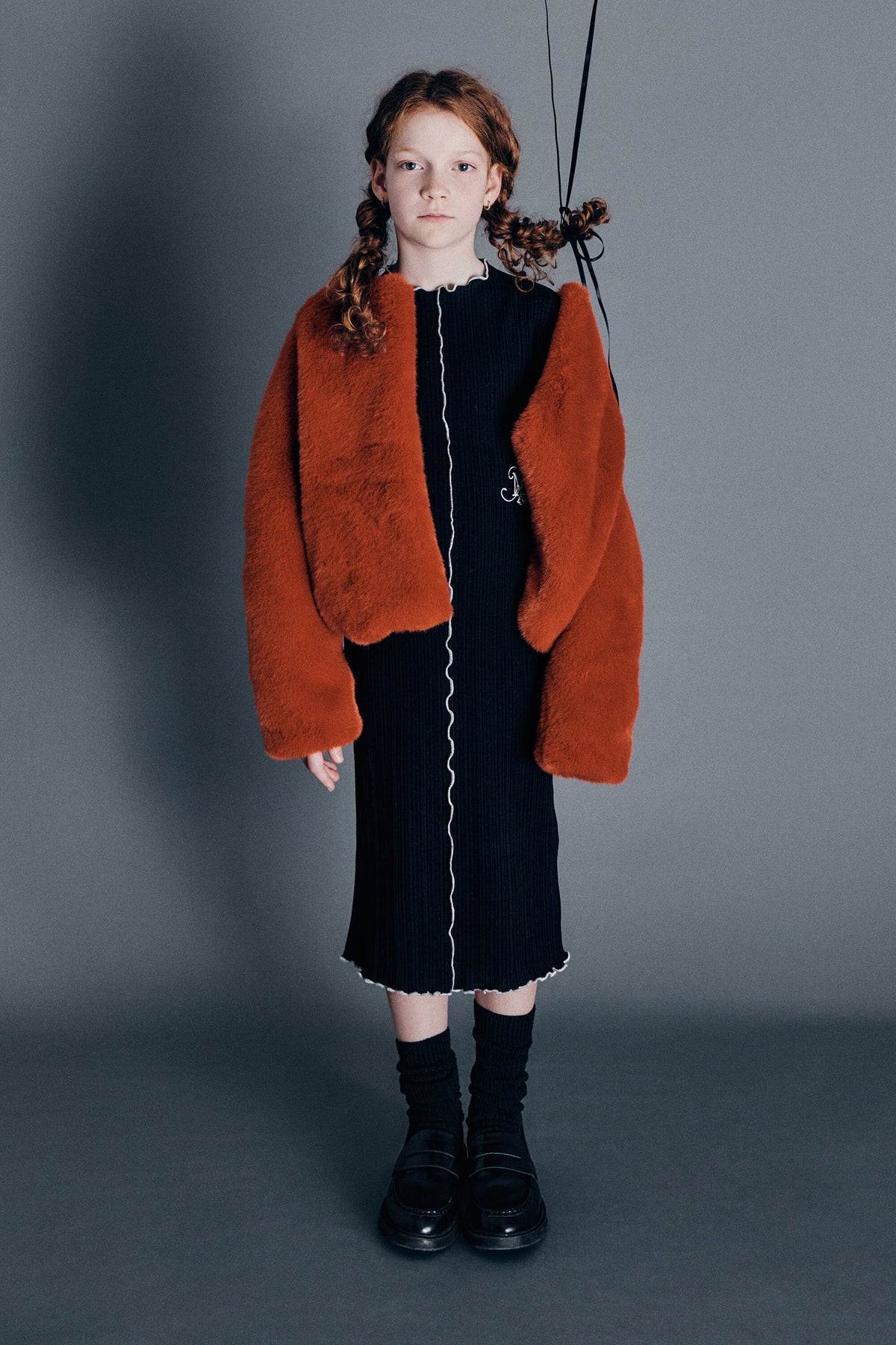 Midi dress with logo