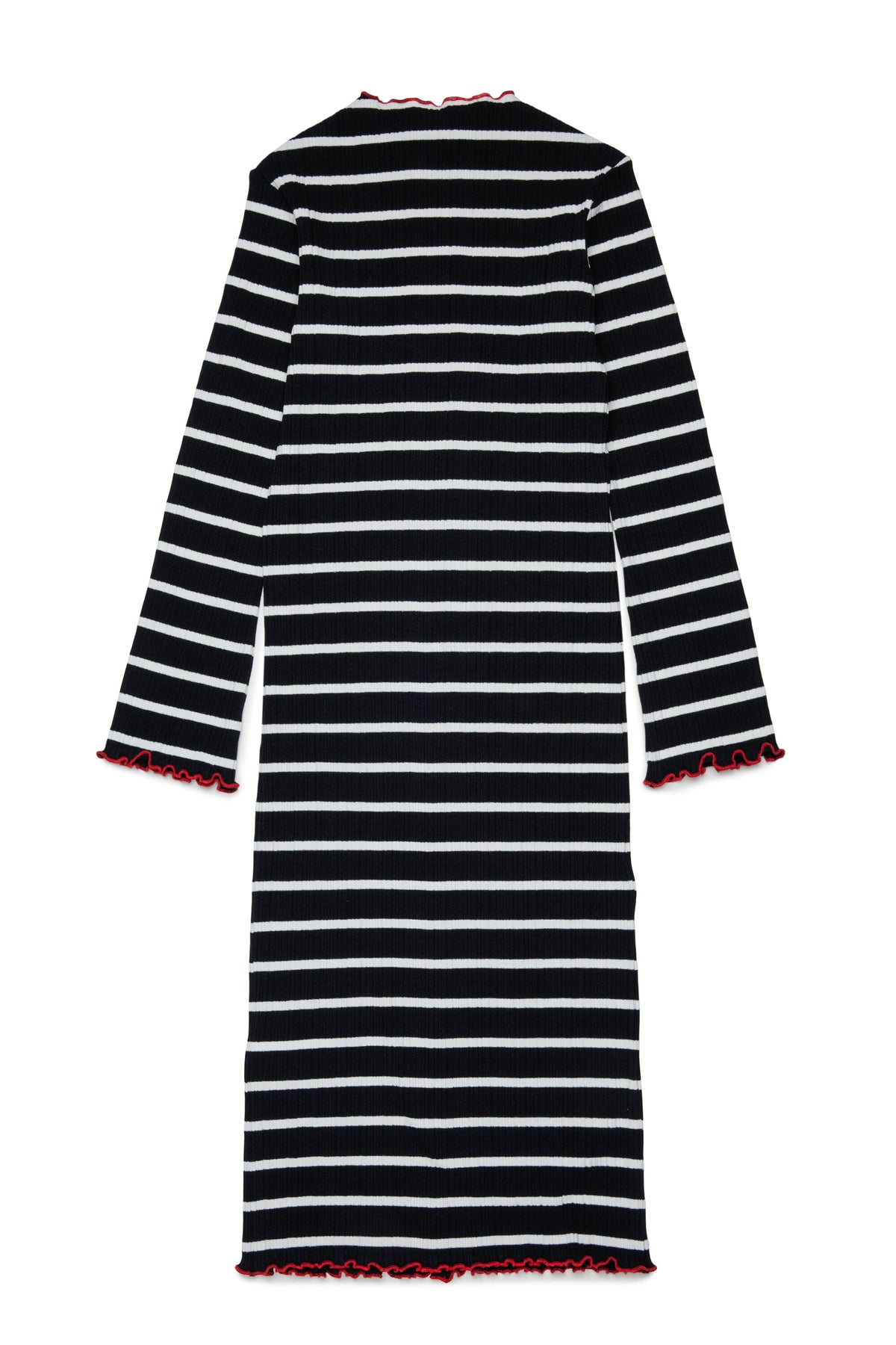 Striped dress with logo