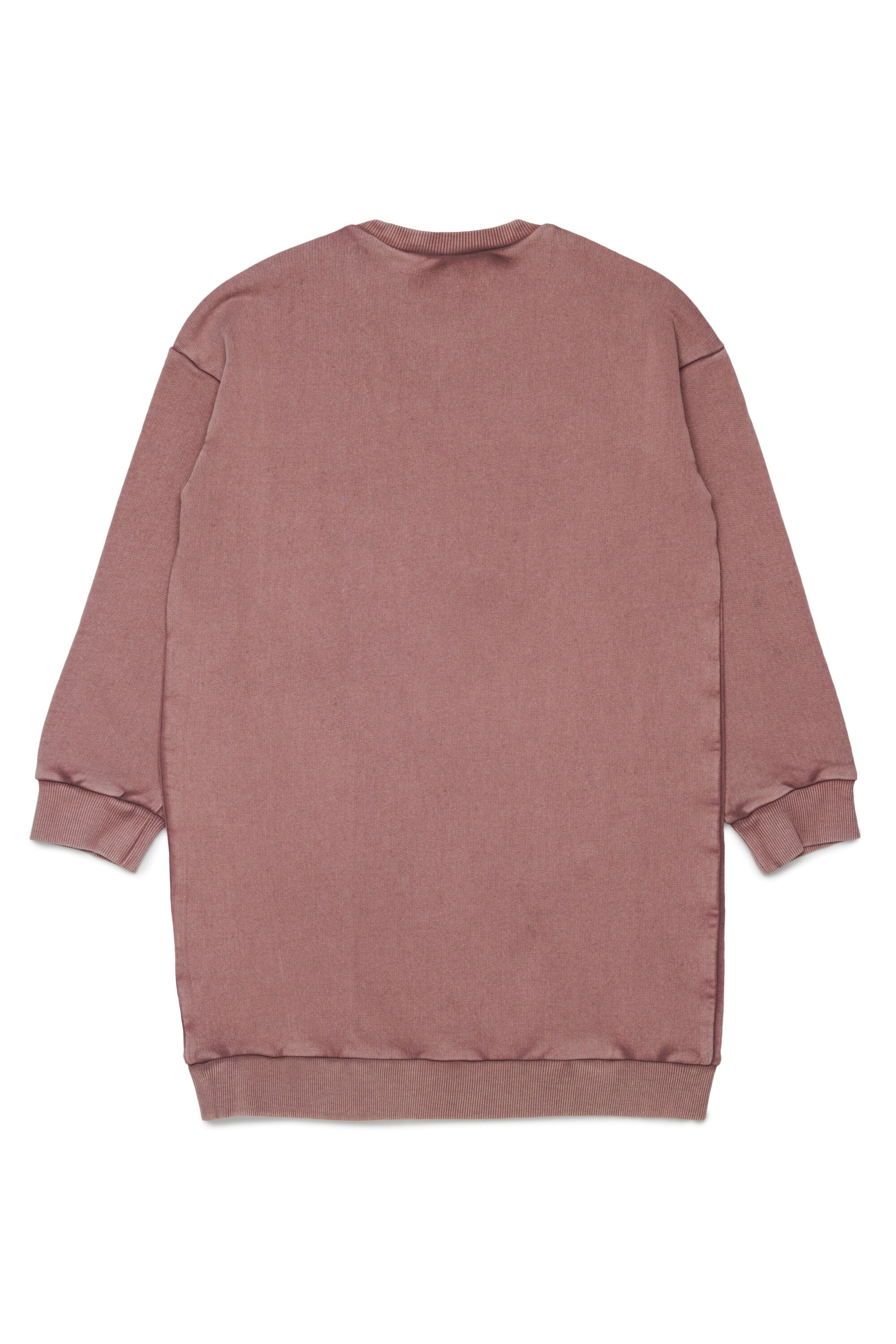 Fleece dress with logo
