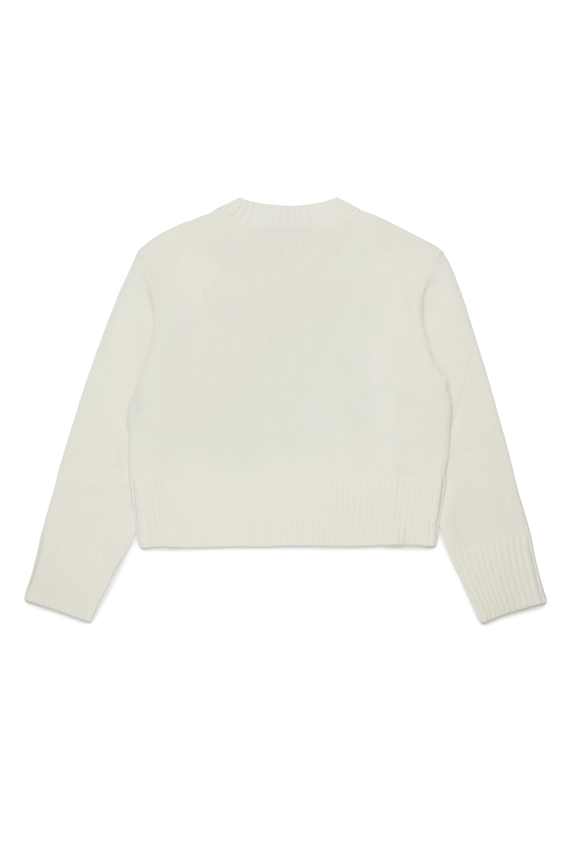 Crew-neck pullover with logo