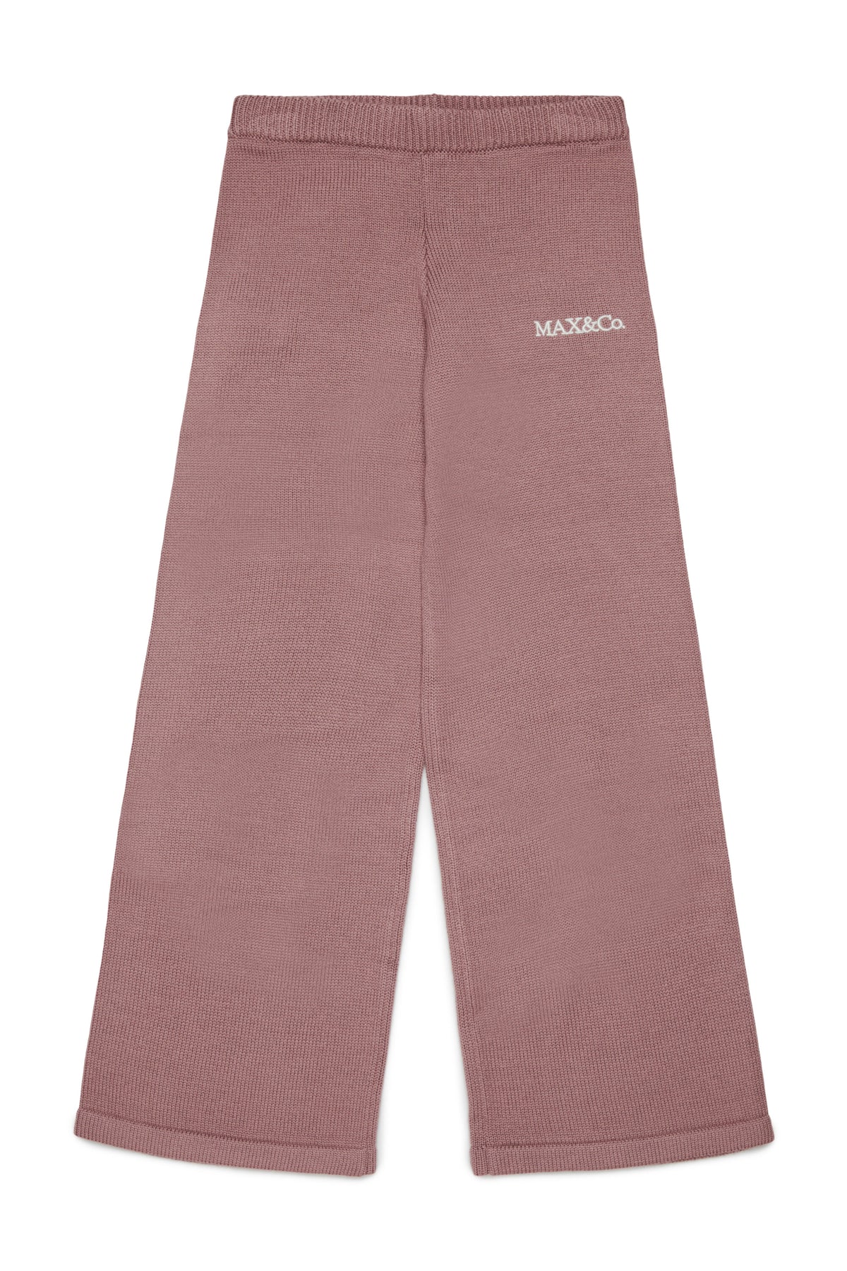 ロゴ入りニットパンツ