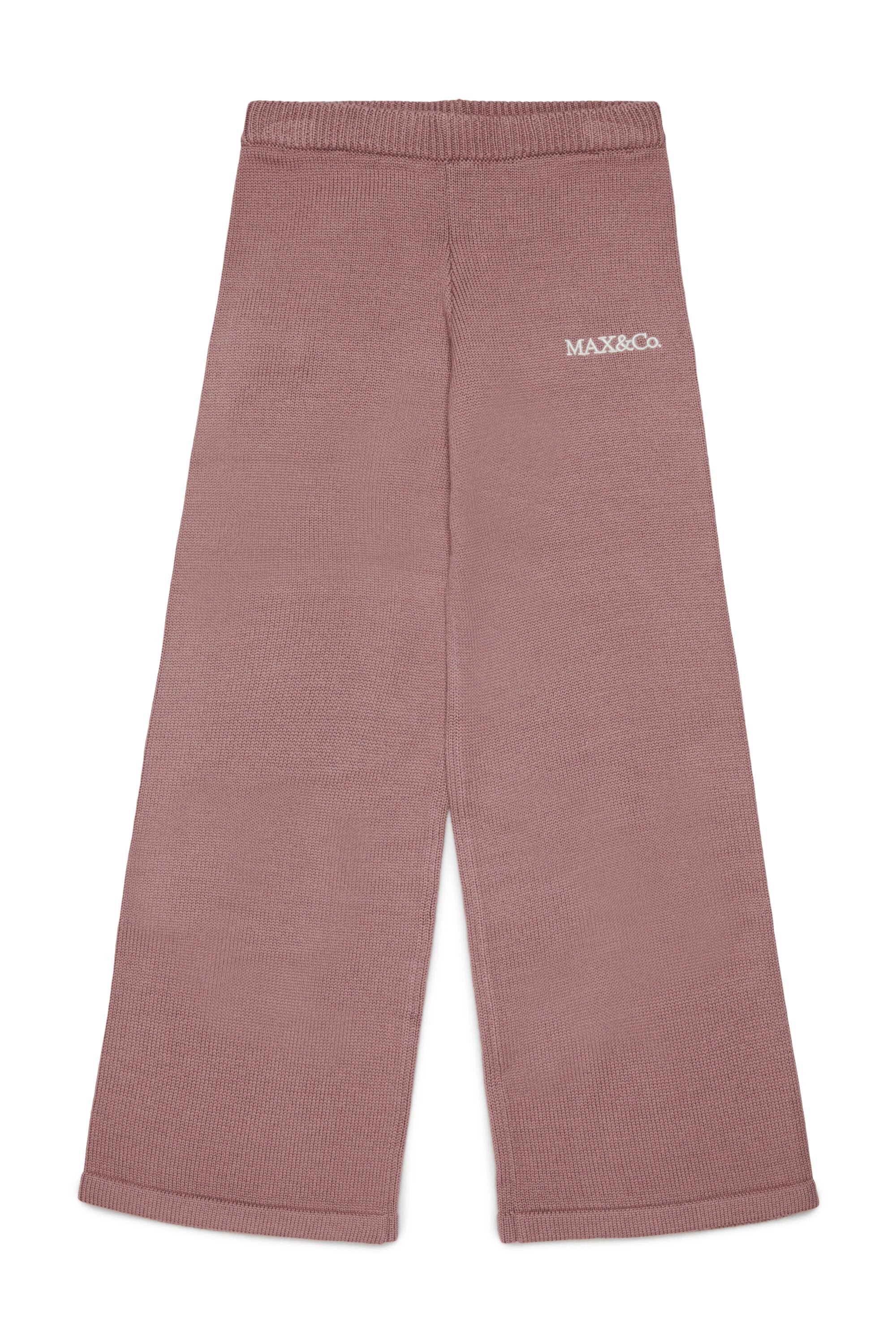 ロゴ入りニットパンツ