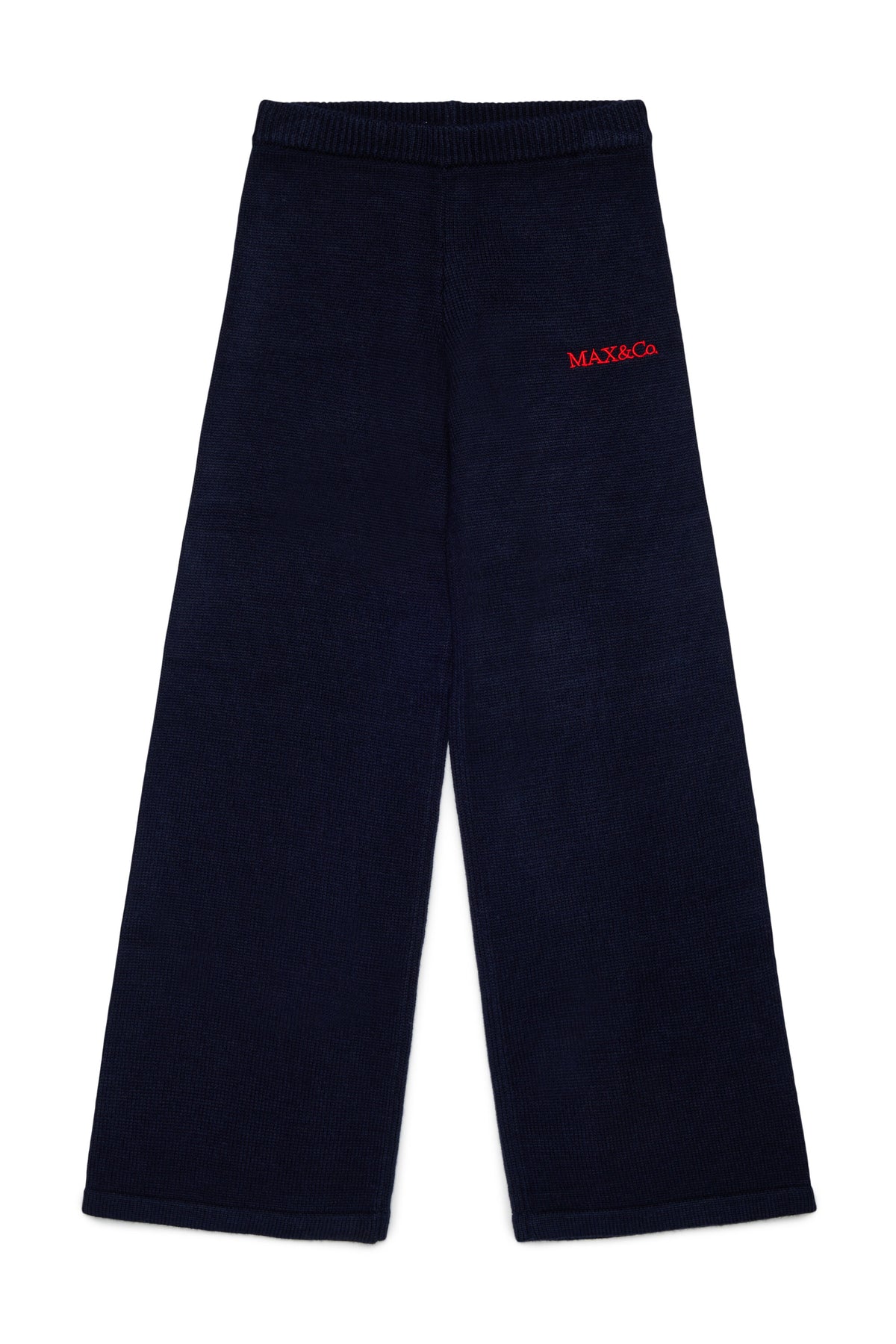 ロゴ入りニットパンツ