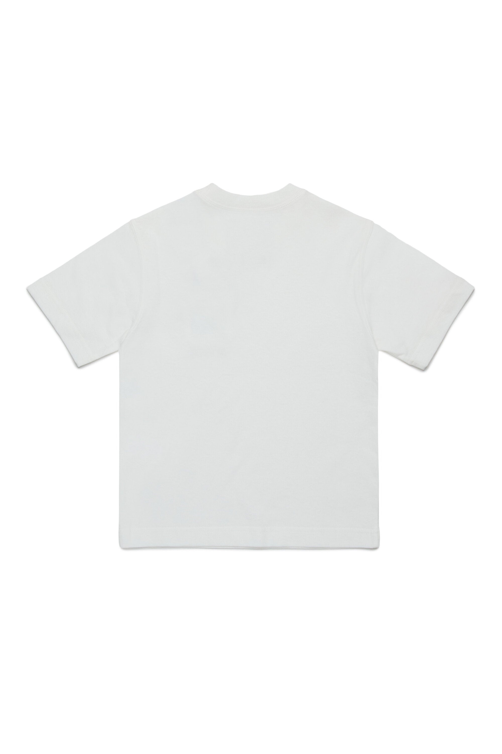 ポケットと再利用グラフィックが付いたデッドストック コットン T シャツ